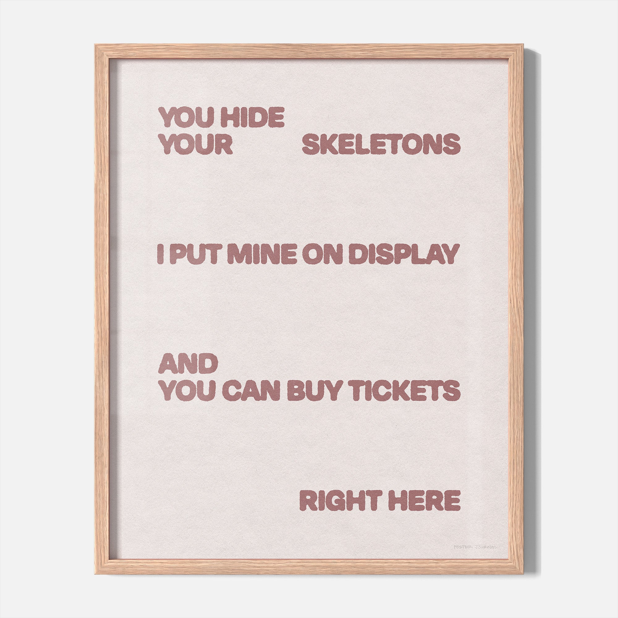 SKELETONS PRINT