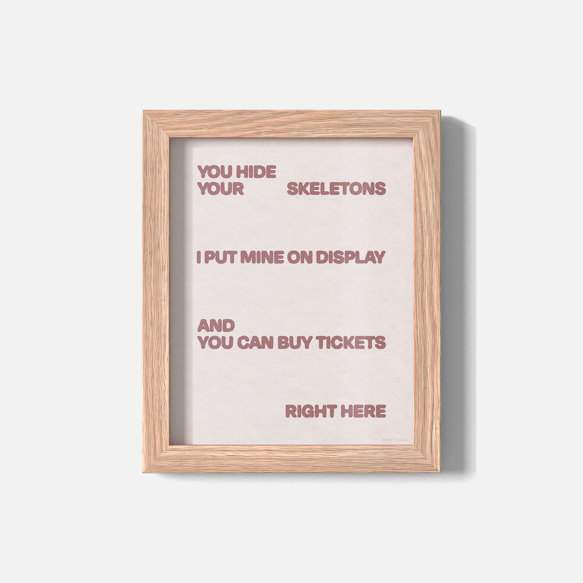 SKELETONS PRINT