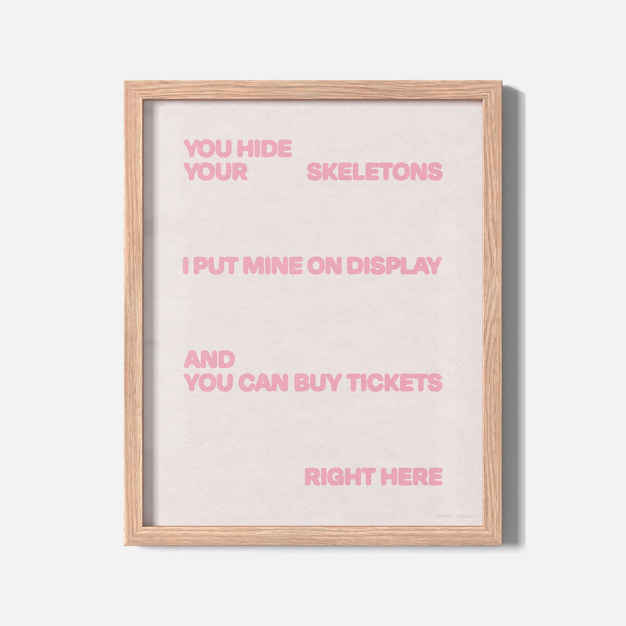 SKELETONS PRINT