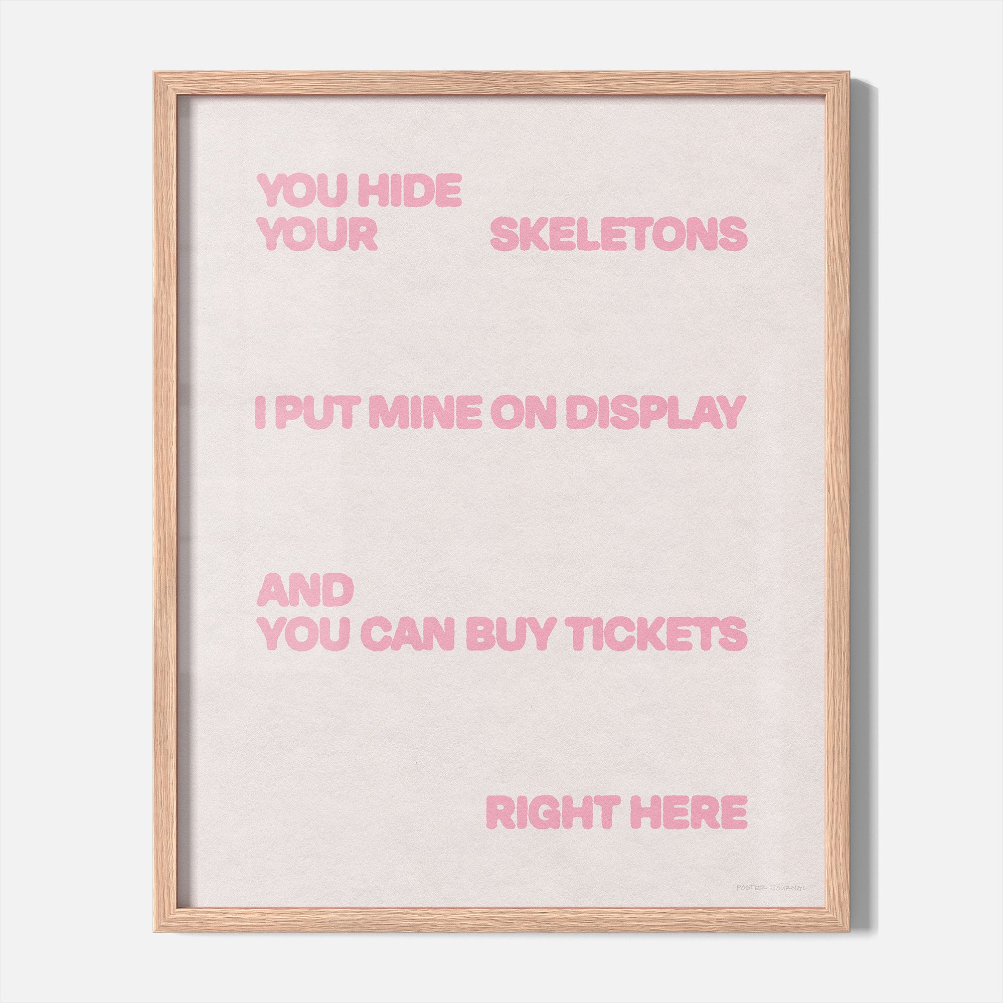 SKELETONS PRINT