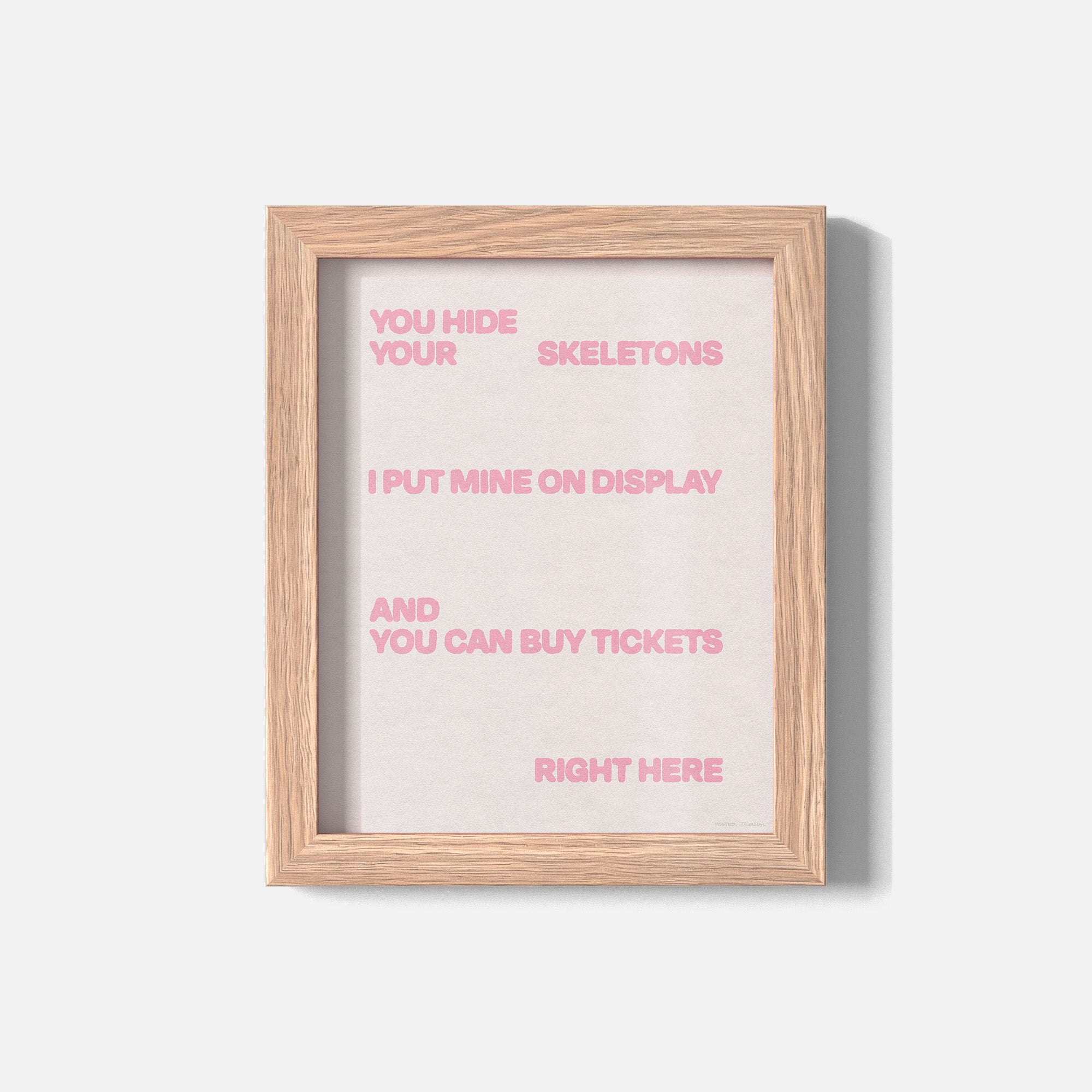 SKELETONS PRINT