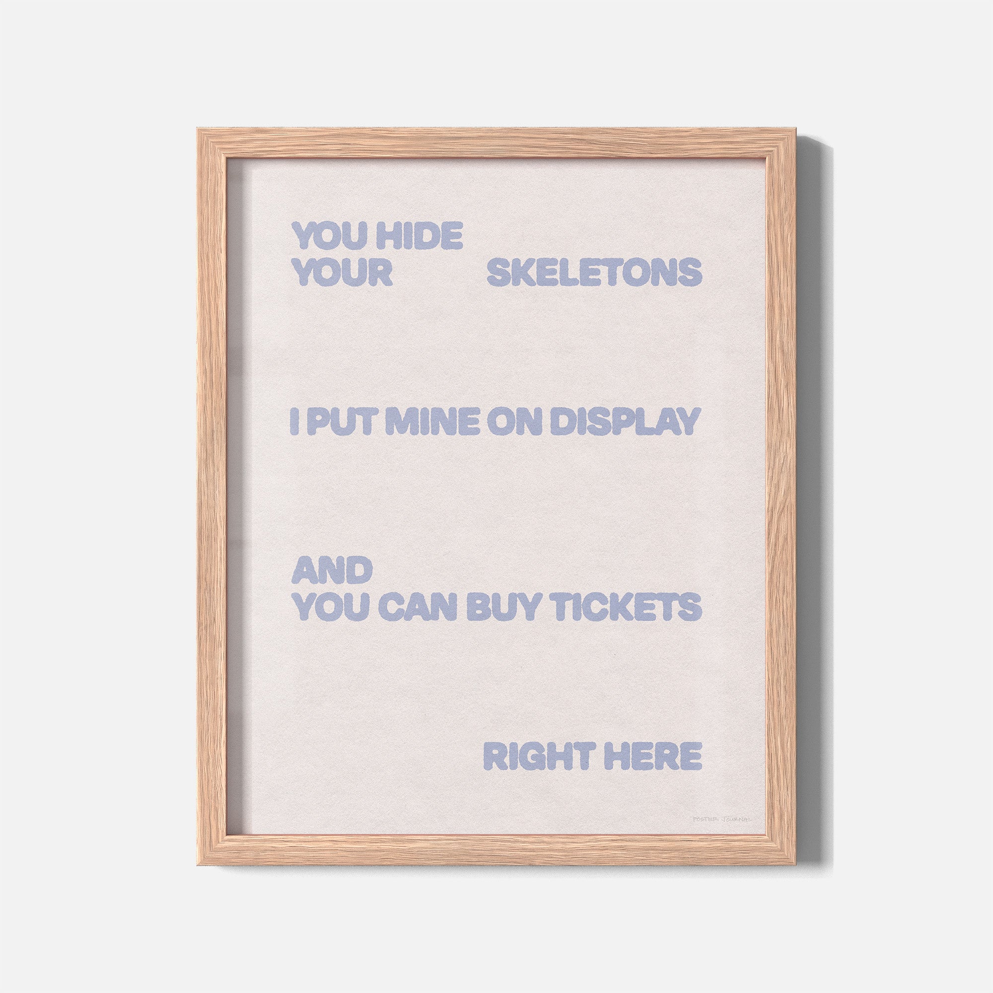 SKELETONS PRINT