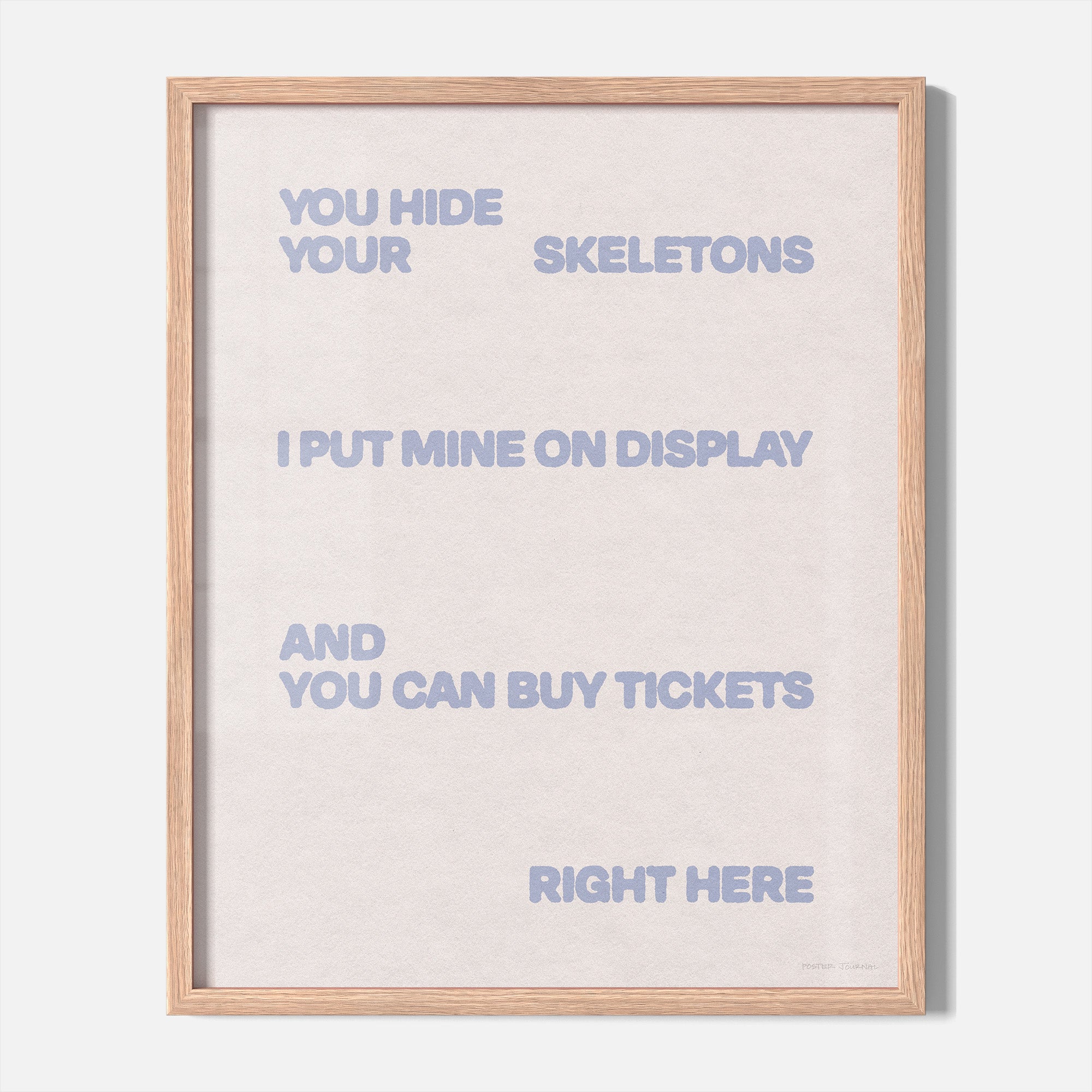 SKELETONS PRINT