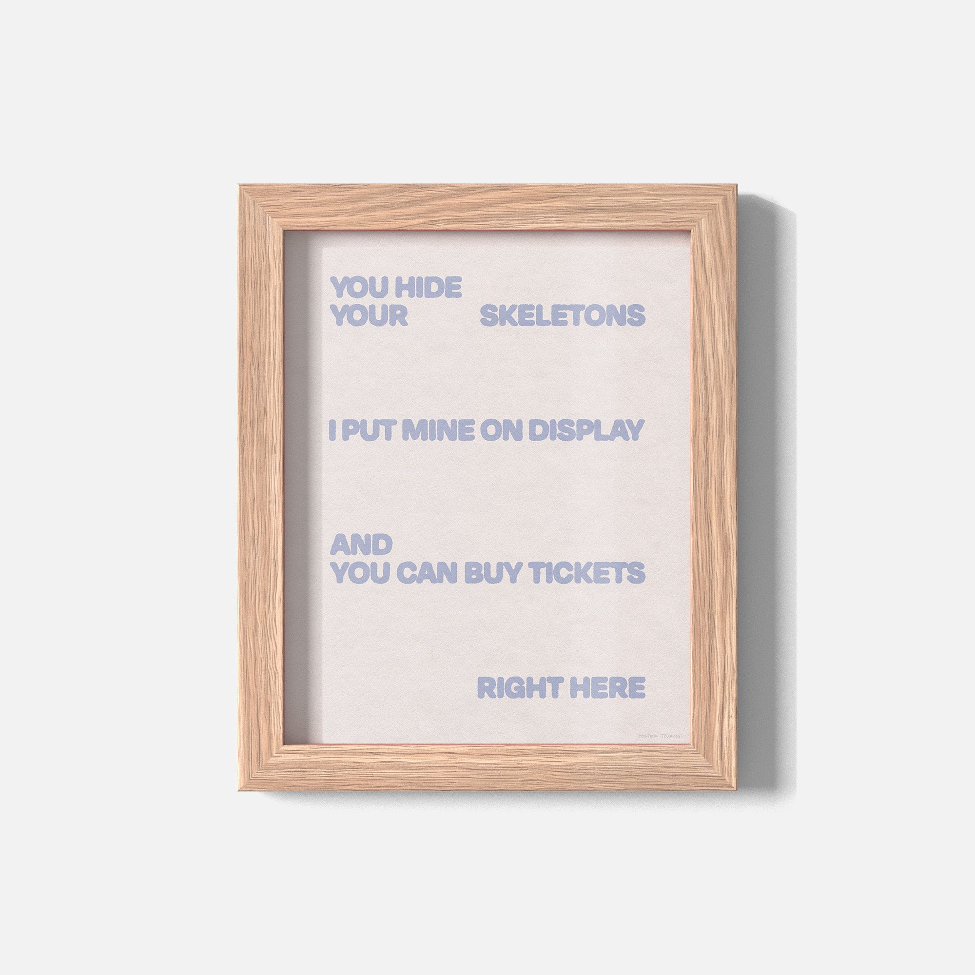 SKELETONS PRINT