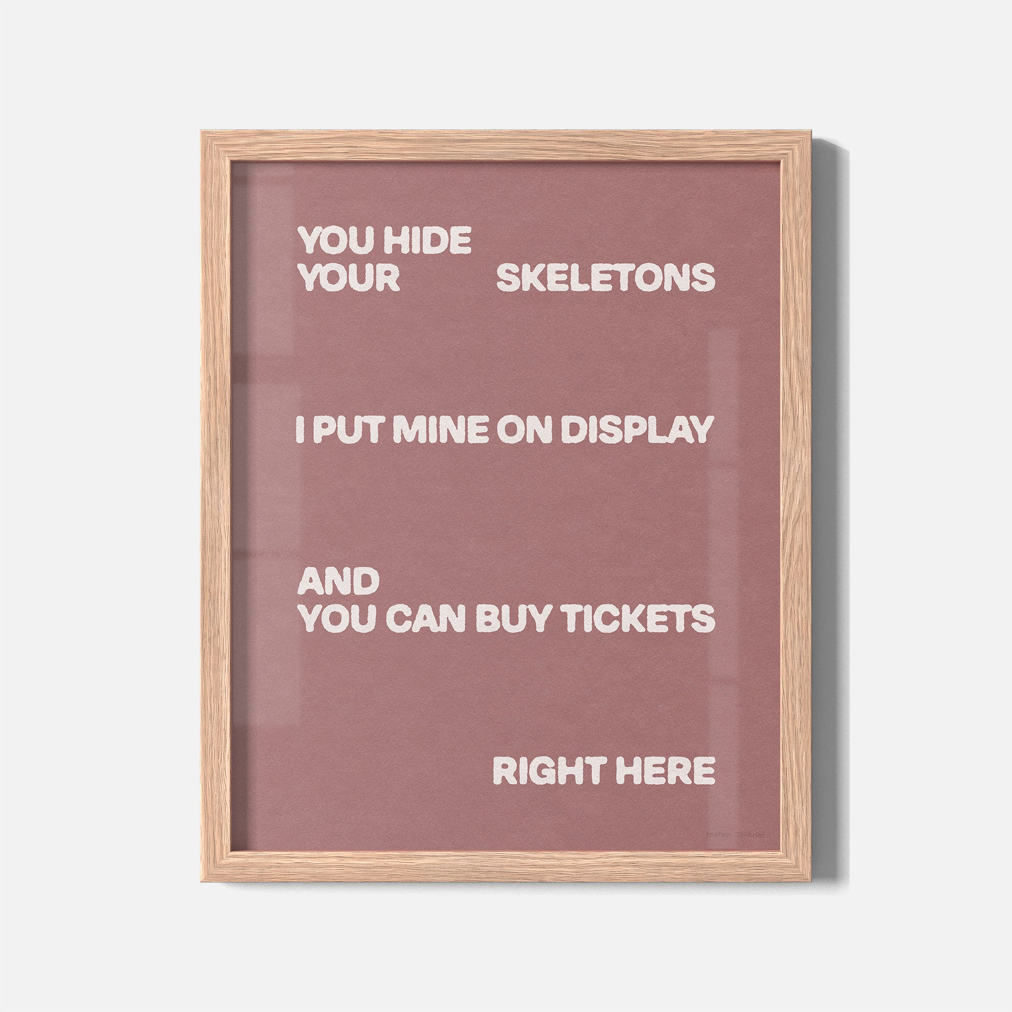 SKELETONS PRINT