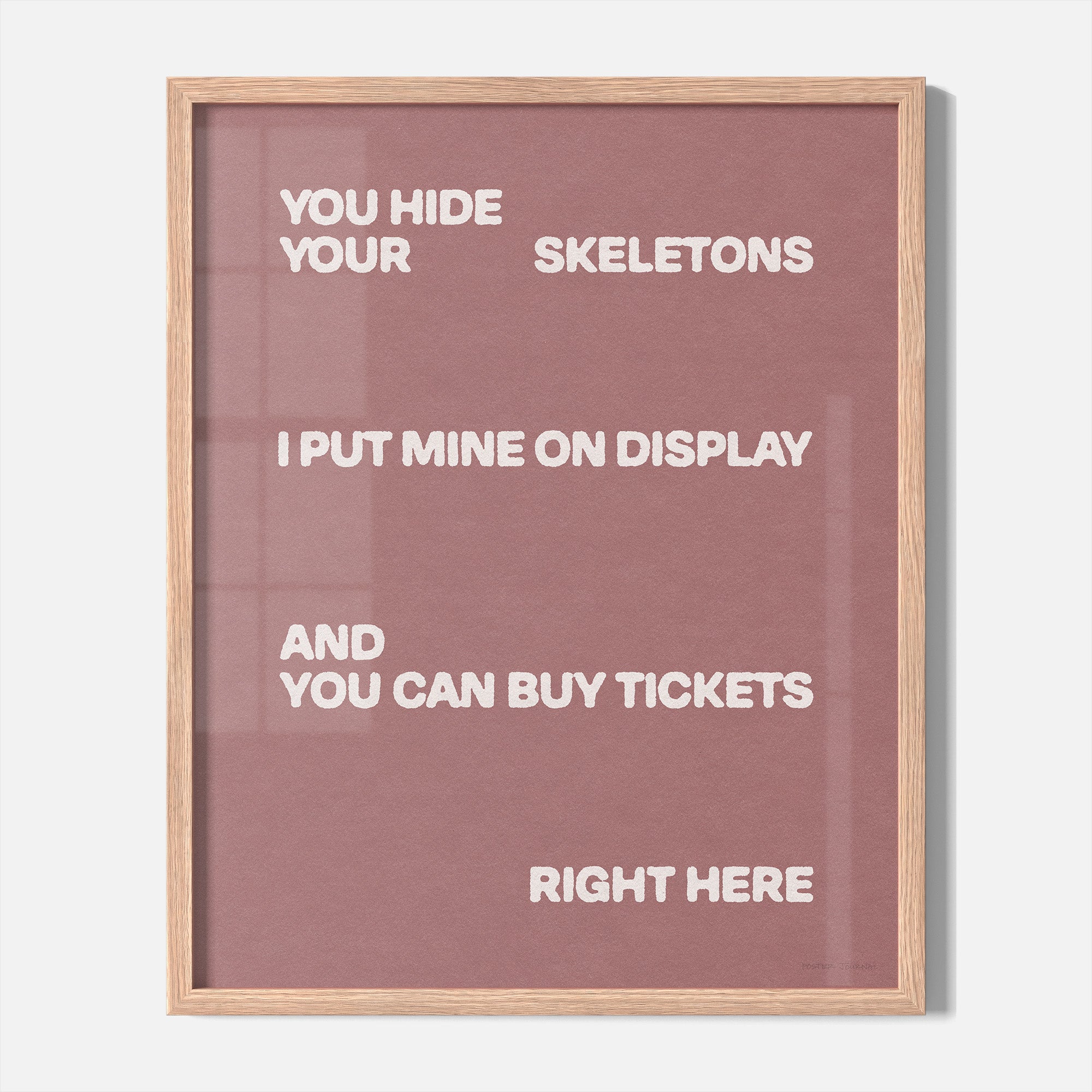 SKELETONS PRINT