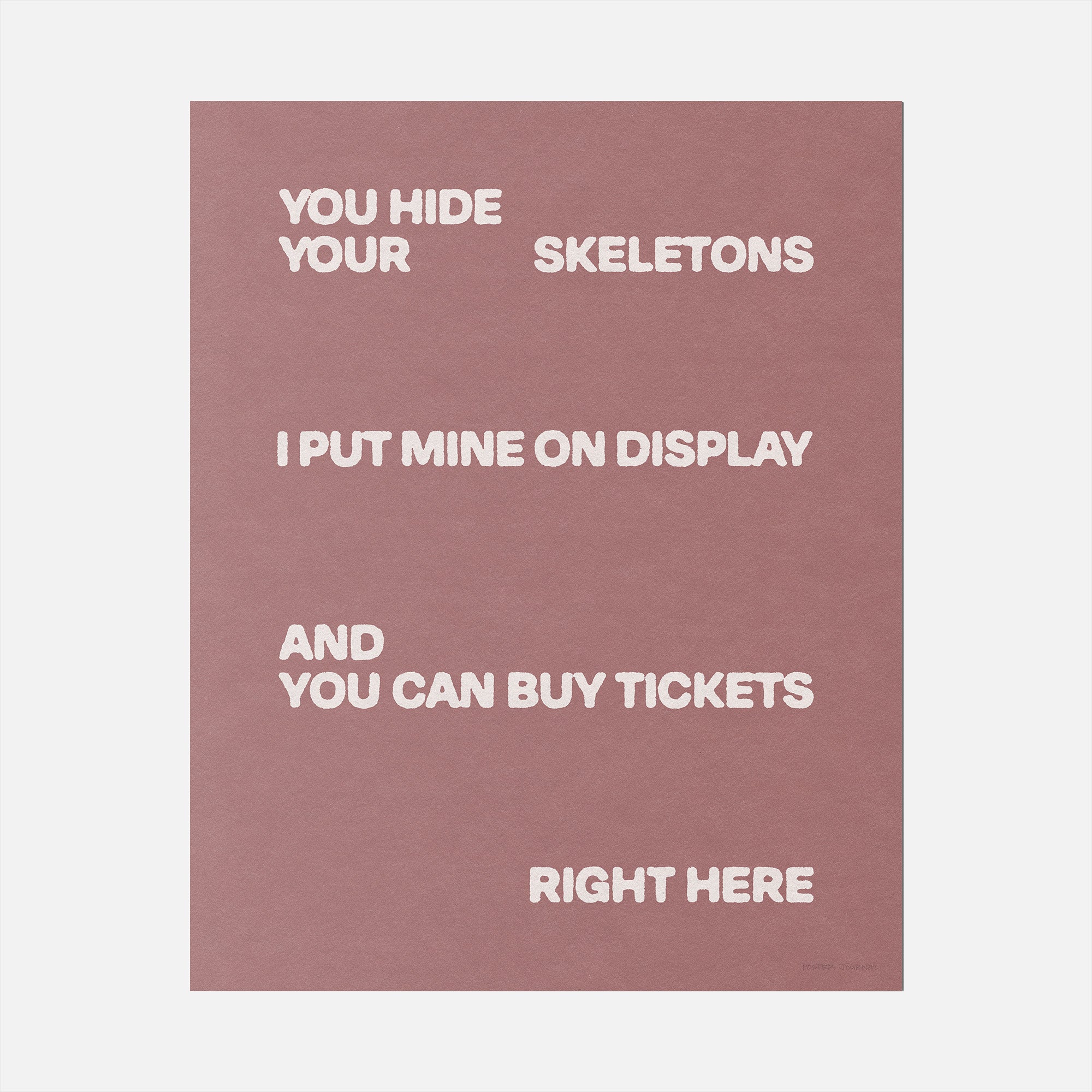 SKELETONS PRINT
