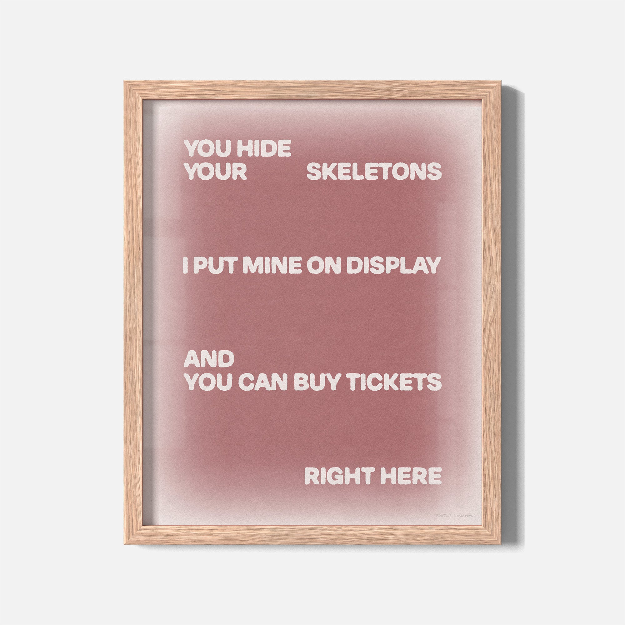 SKELETONS PRINT
