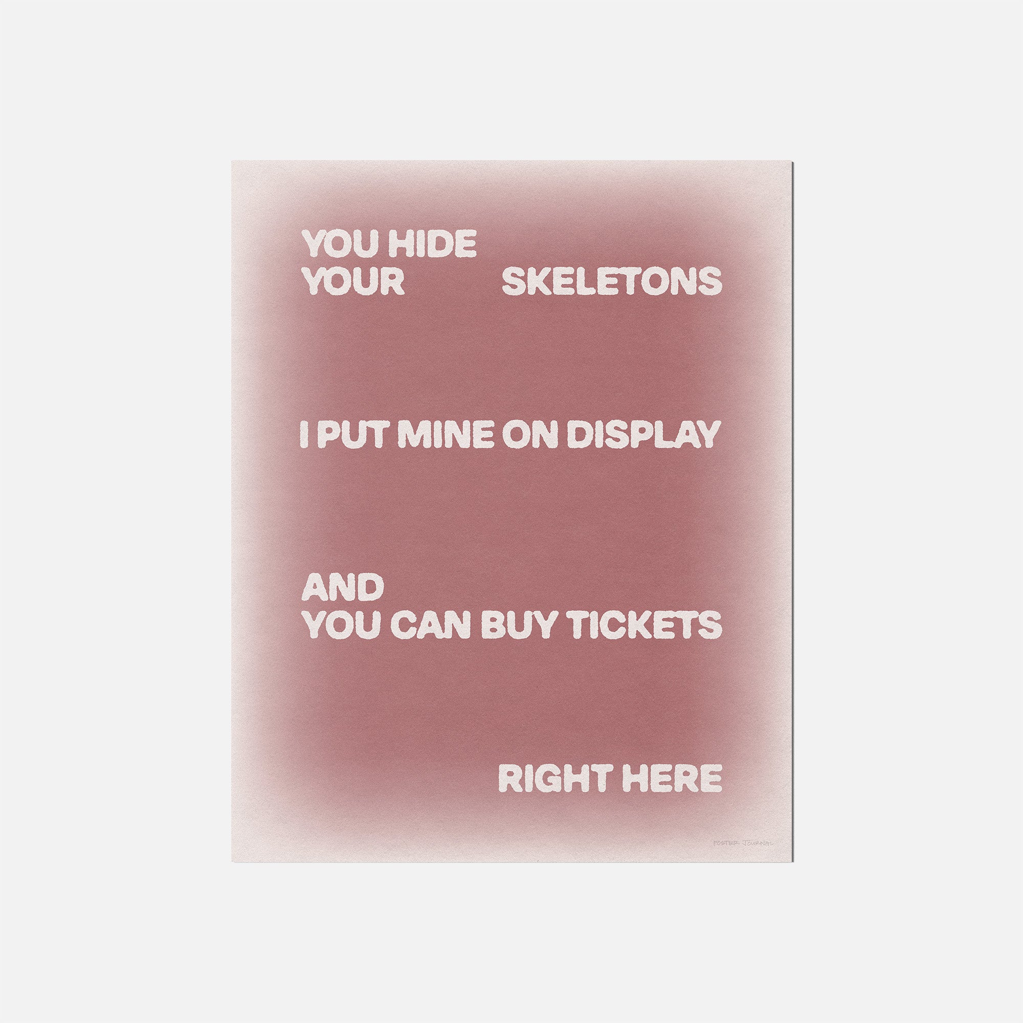 SKELETONS PRINT