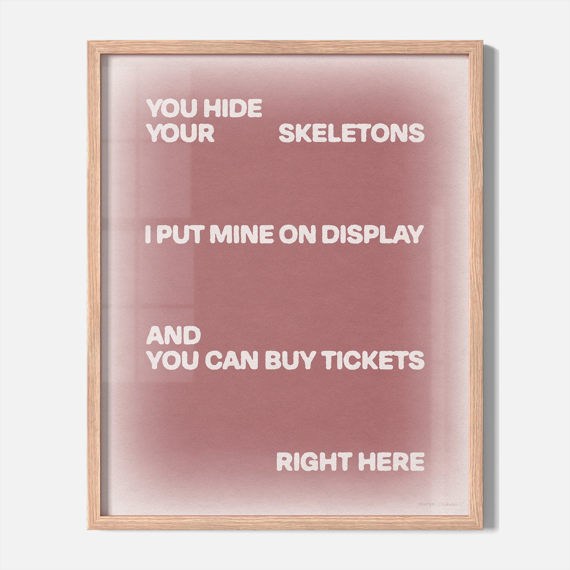 SKELETONS PRINT