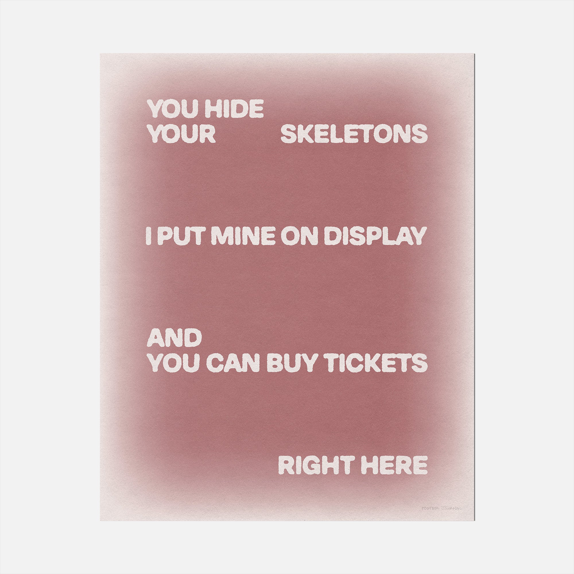 SKELETONS PRINT