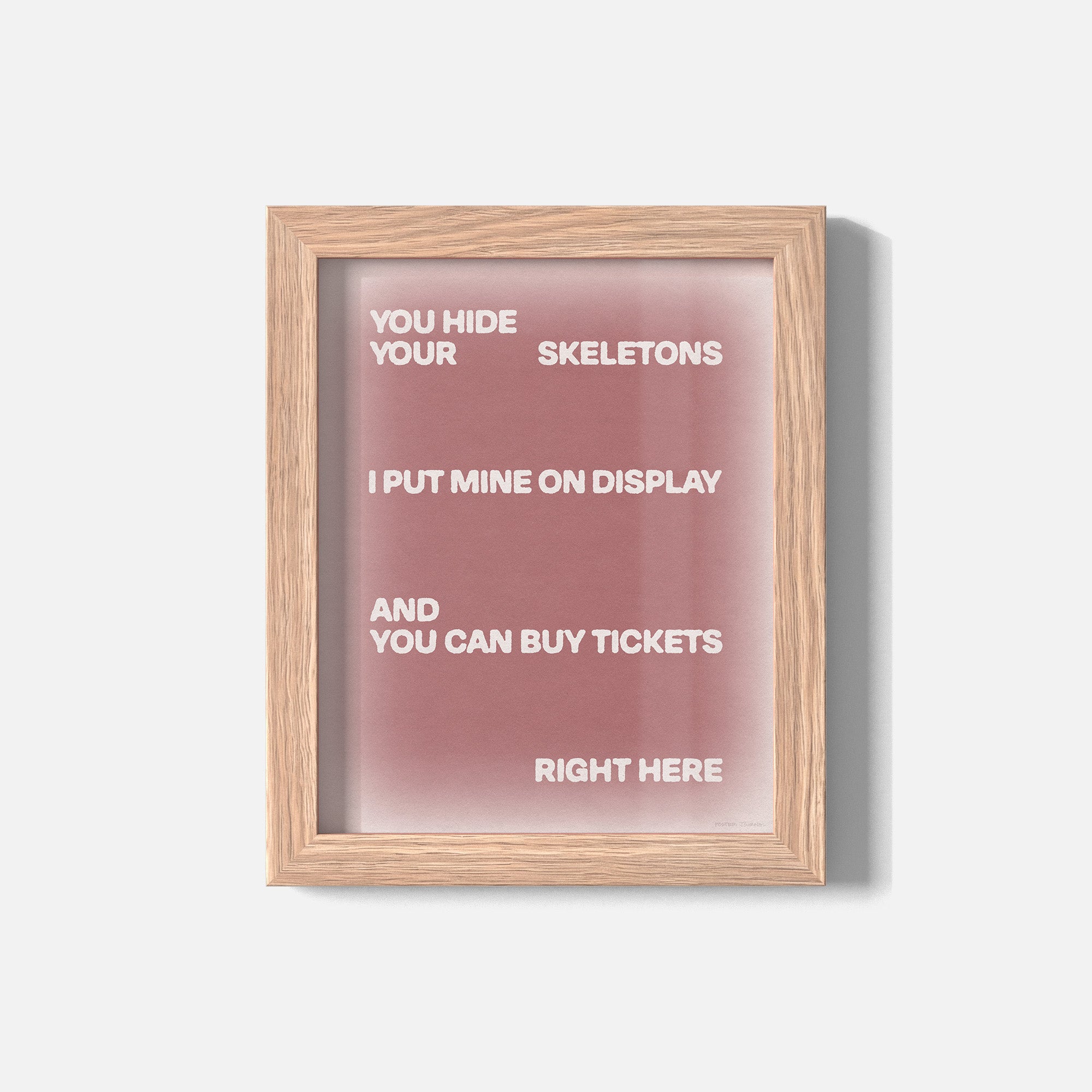 SKELETONS PRINT