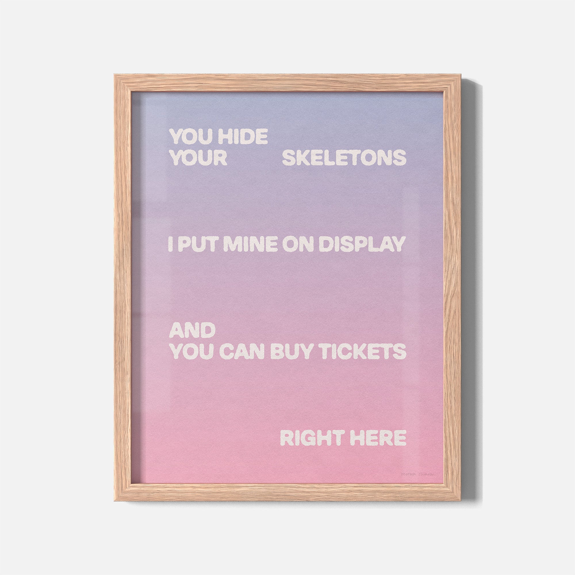 SKELETONS PRINT