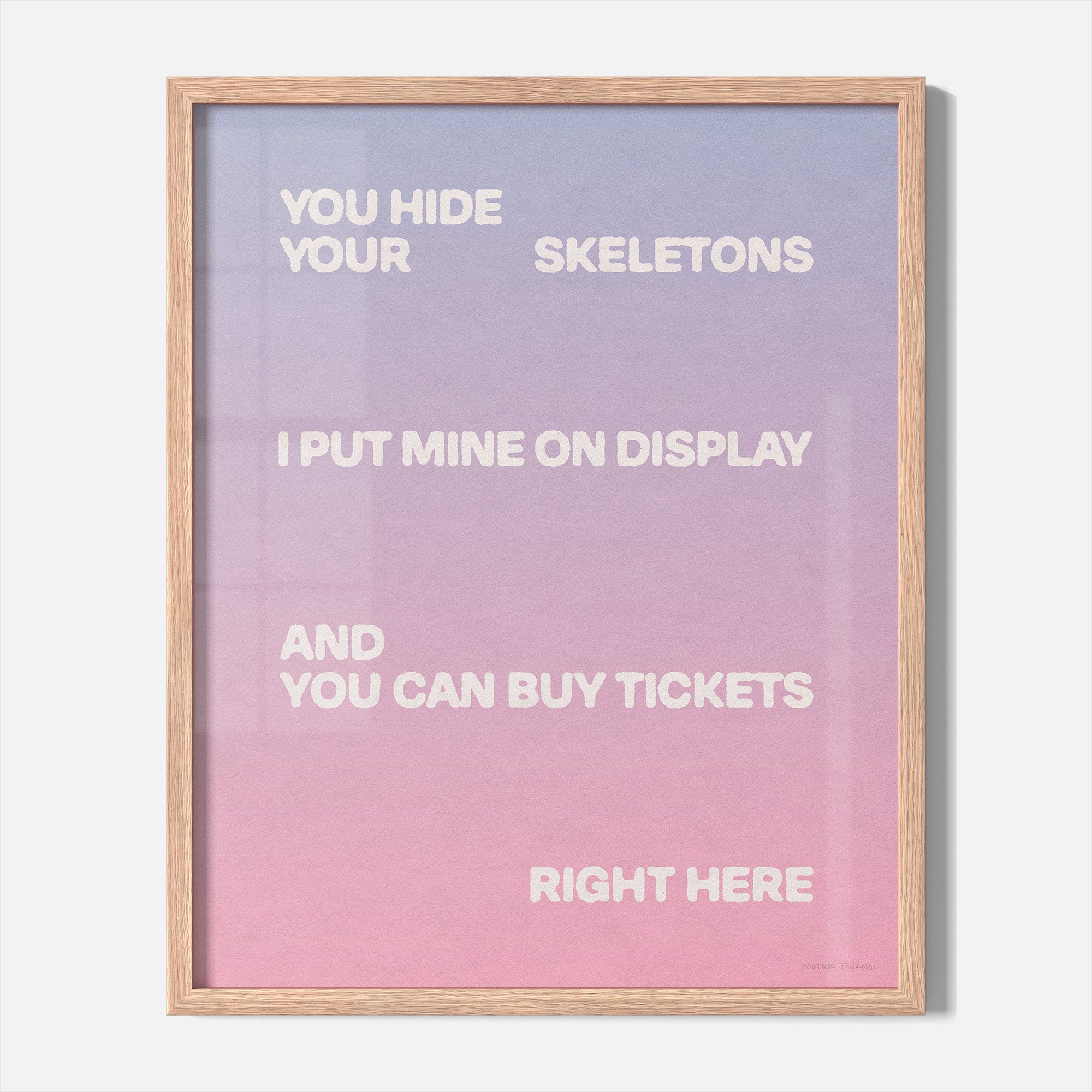 SKELETONS PRINT