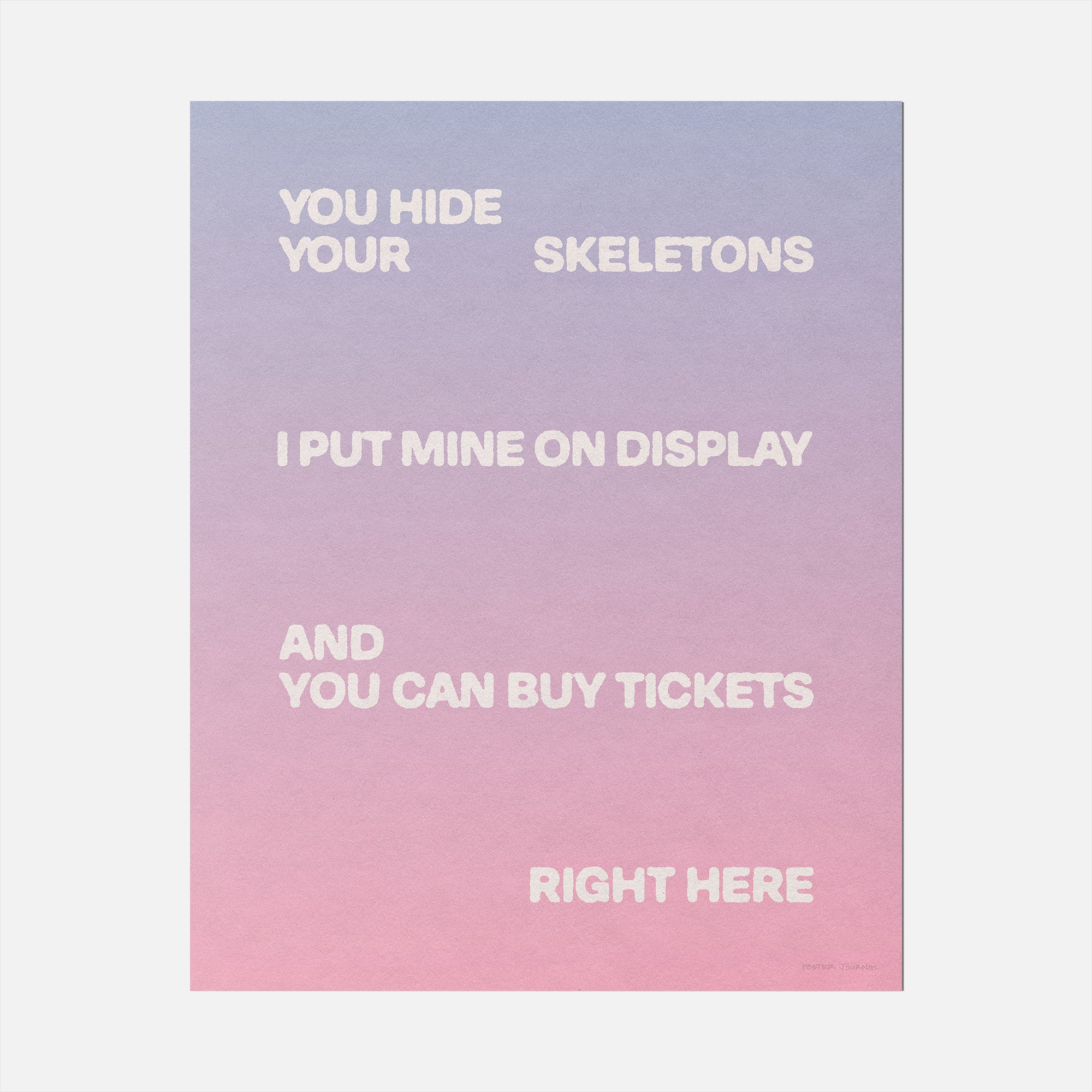SKELETONS PRINT