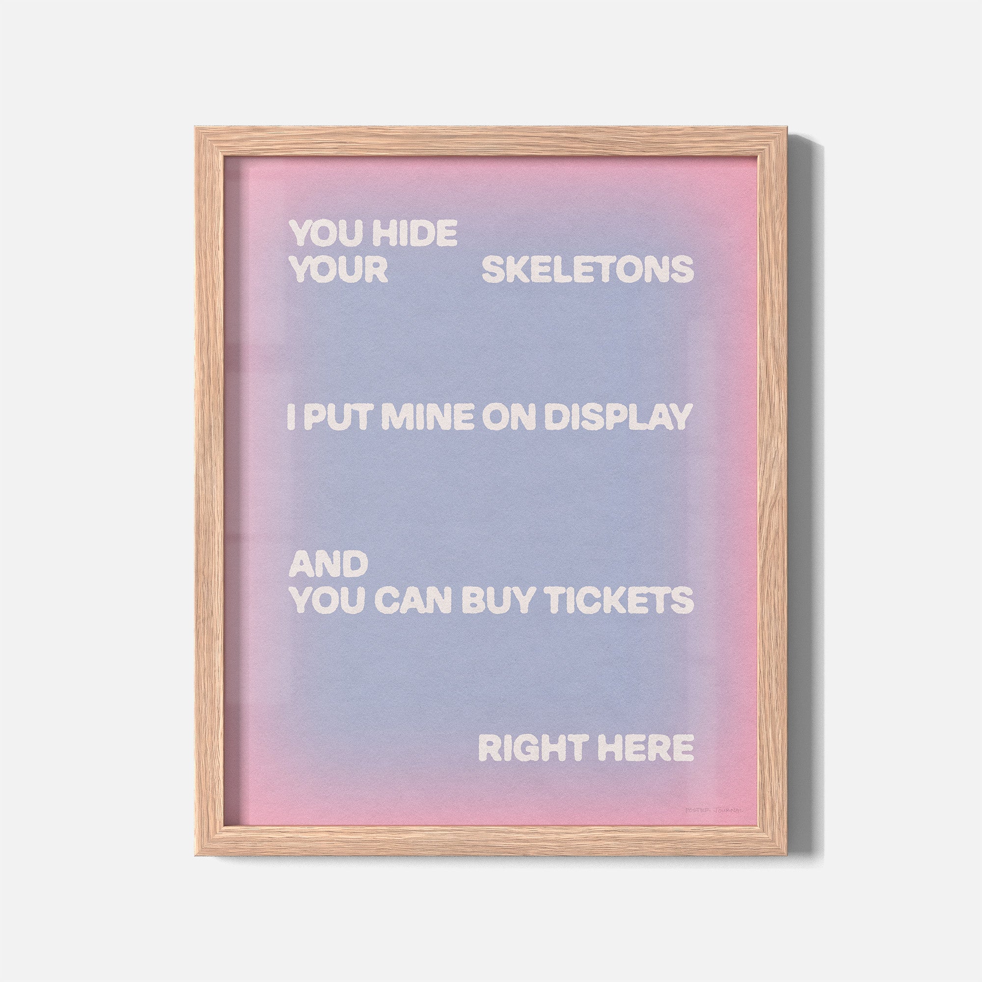 SKELETONS PRINT