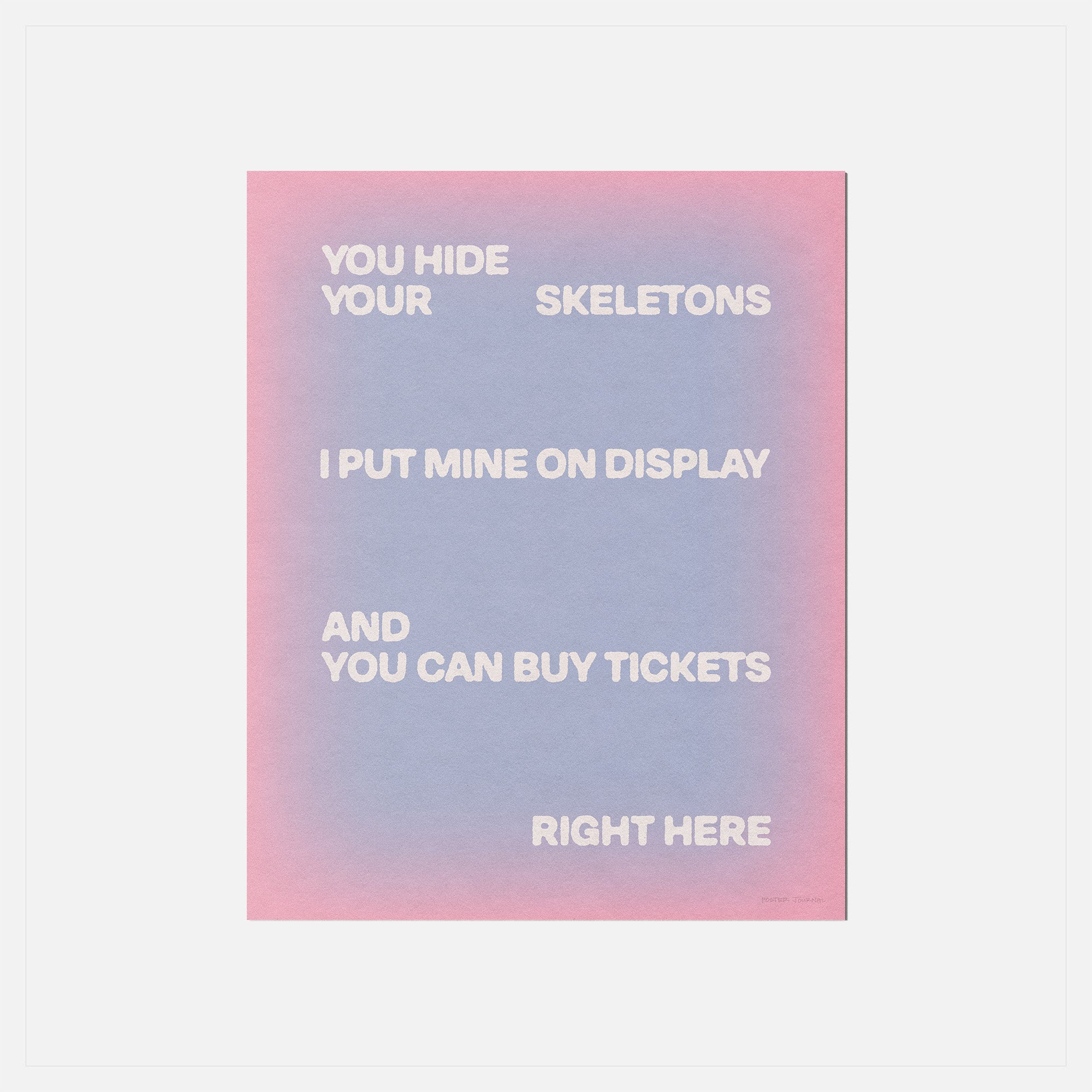 SKELETONS PRINT