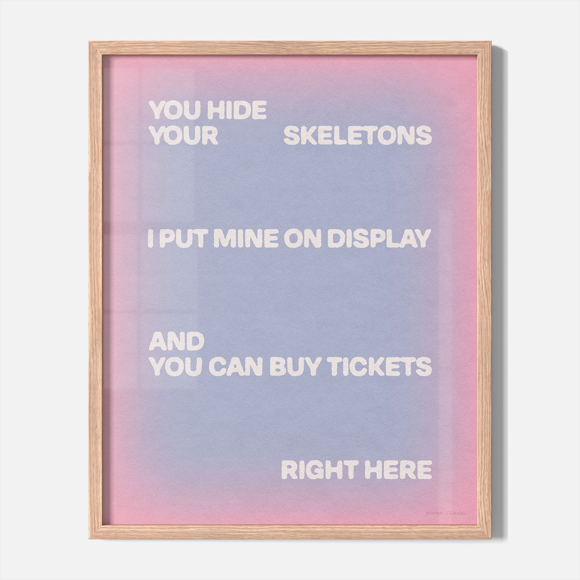 SKELETONS PRINT