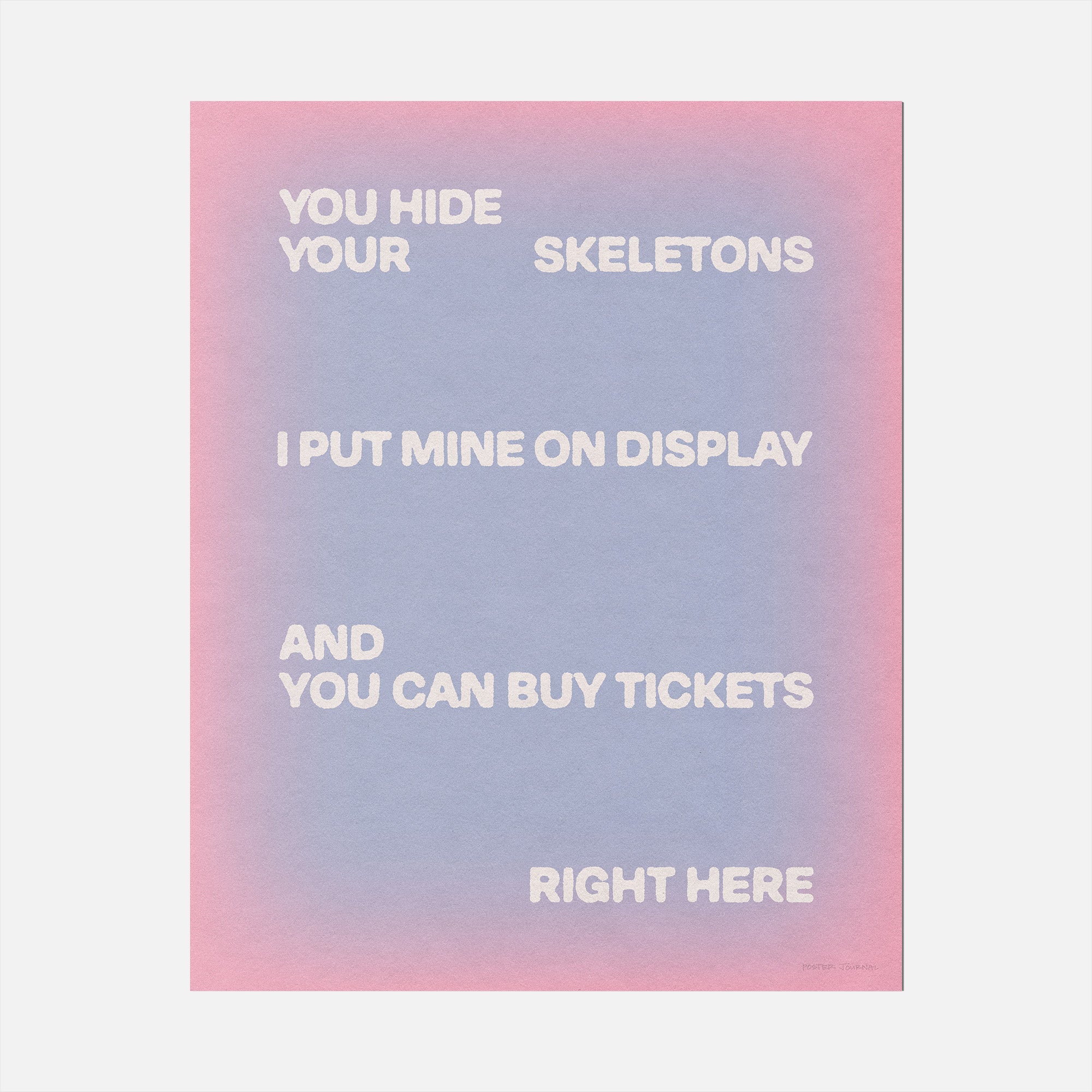 SKELETONS PRINT