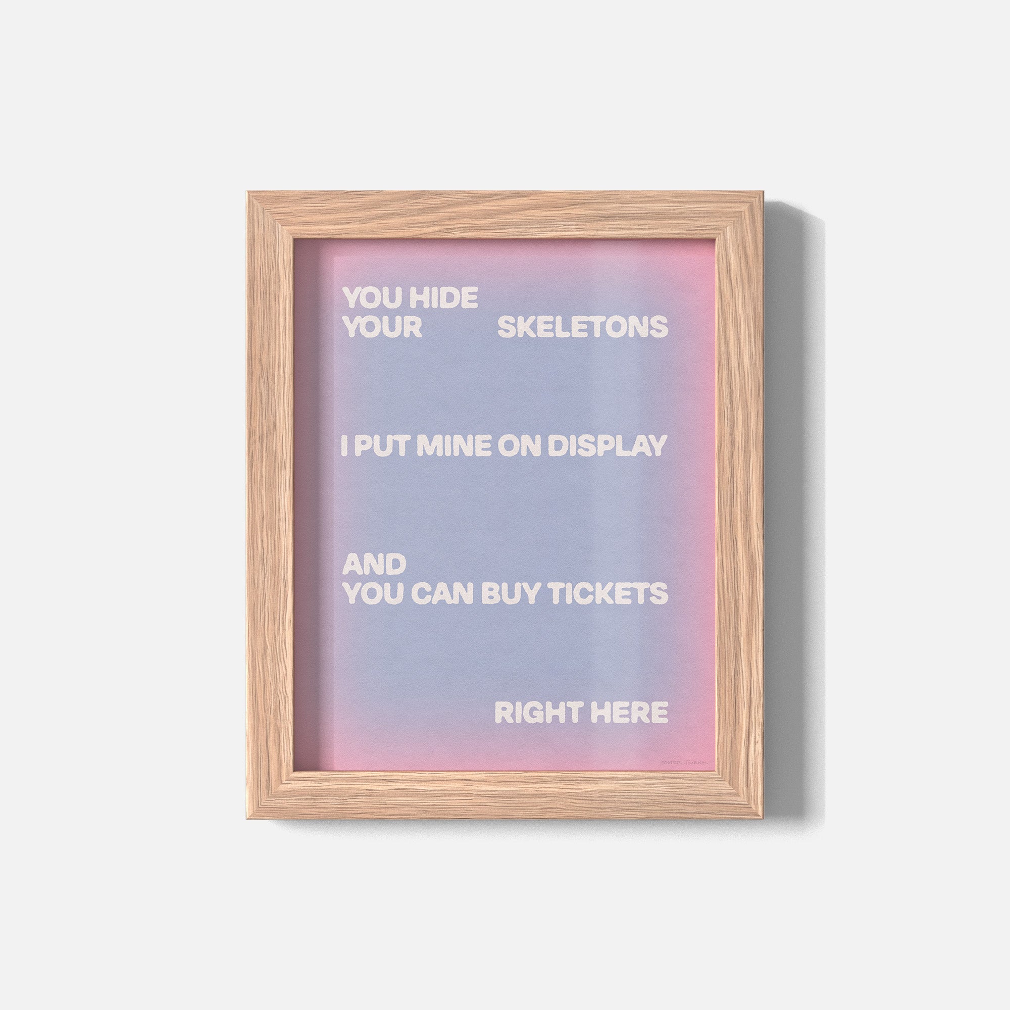 SKELETONS PRINT