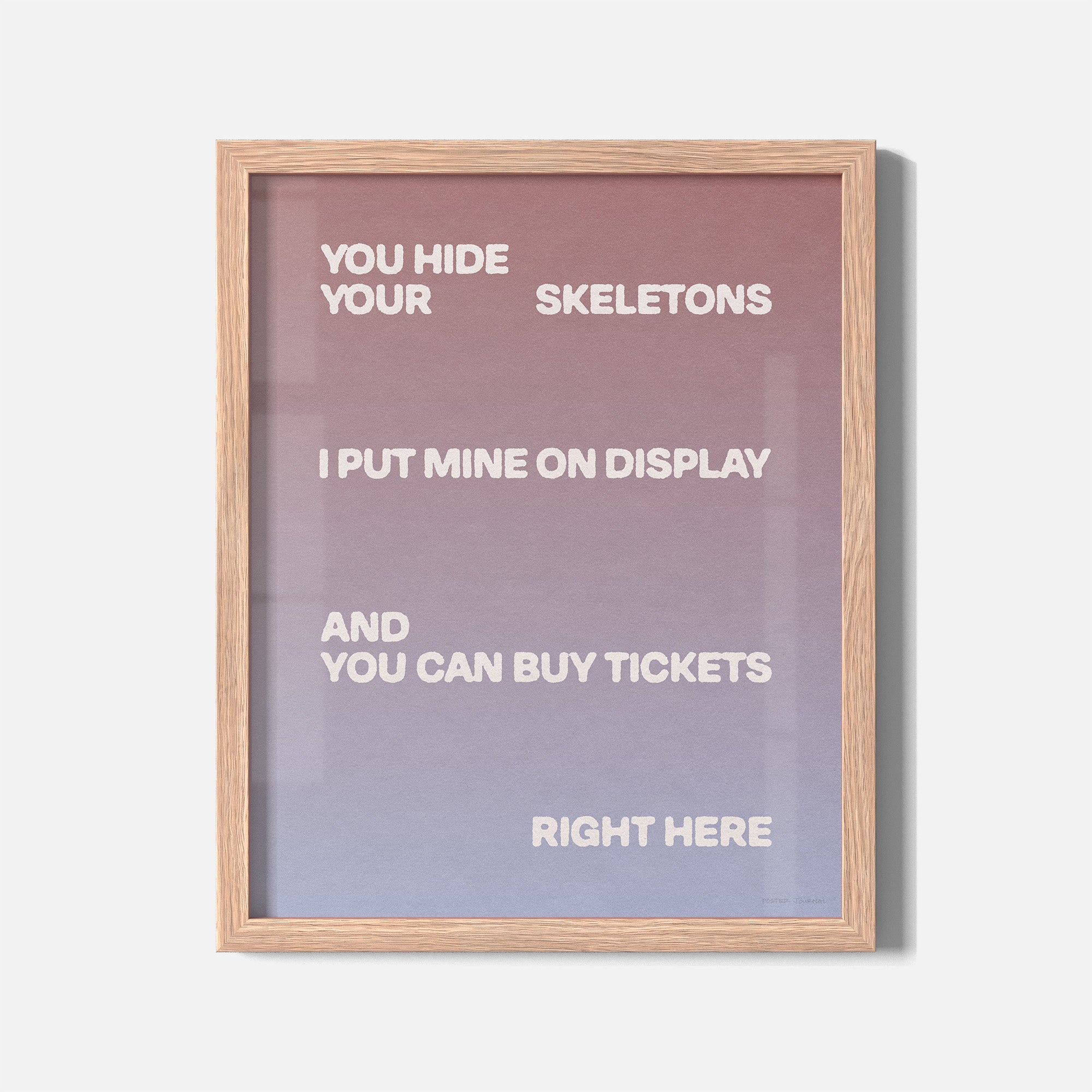 SKELETONS PRINT