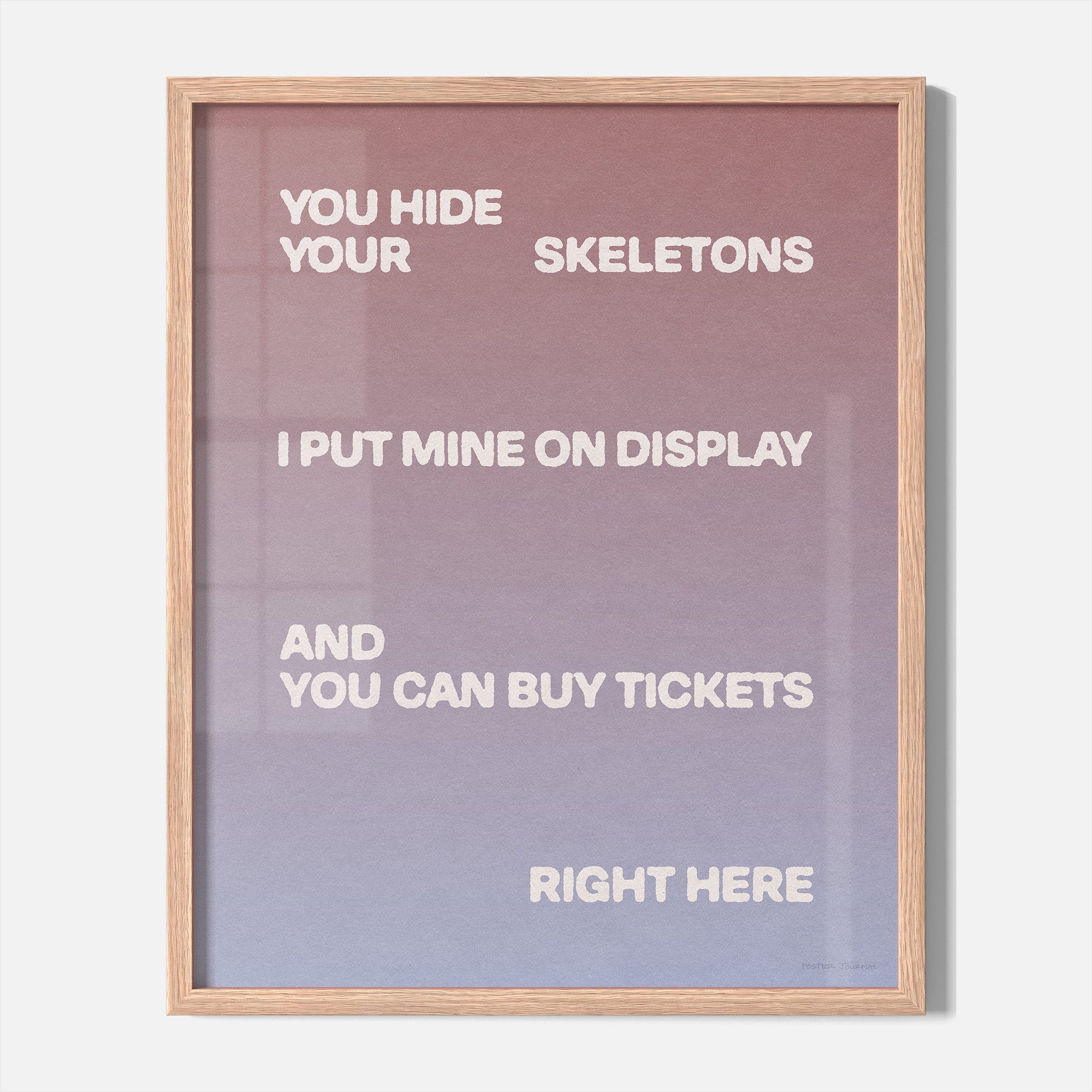 SKELETONS PRINT