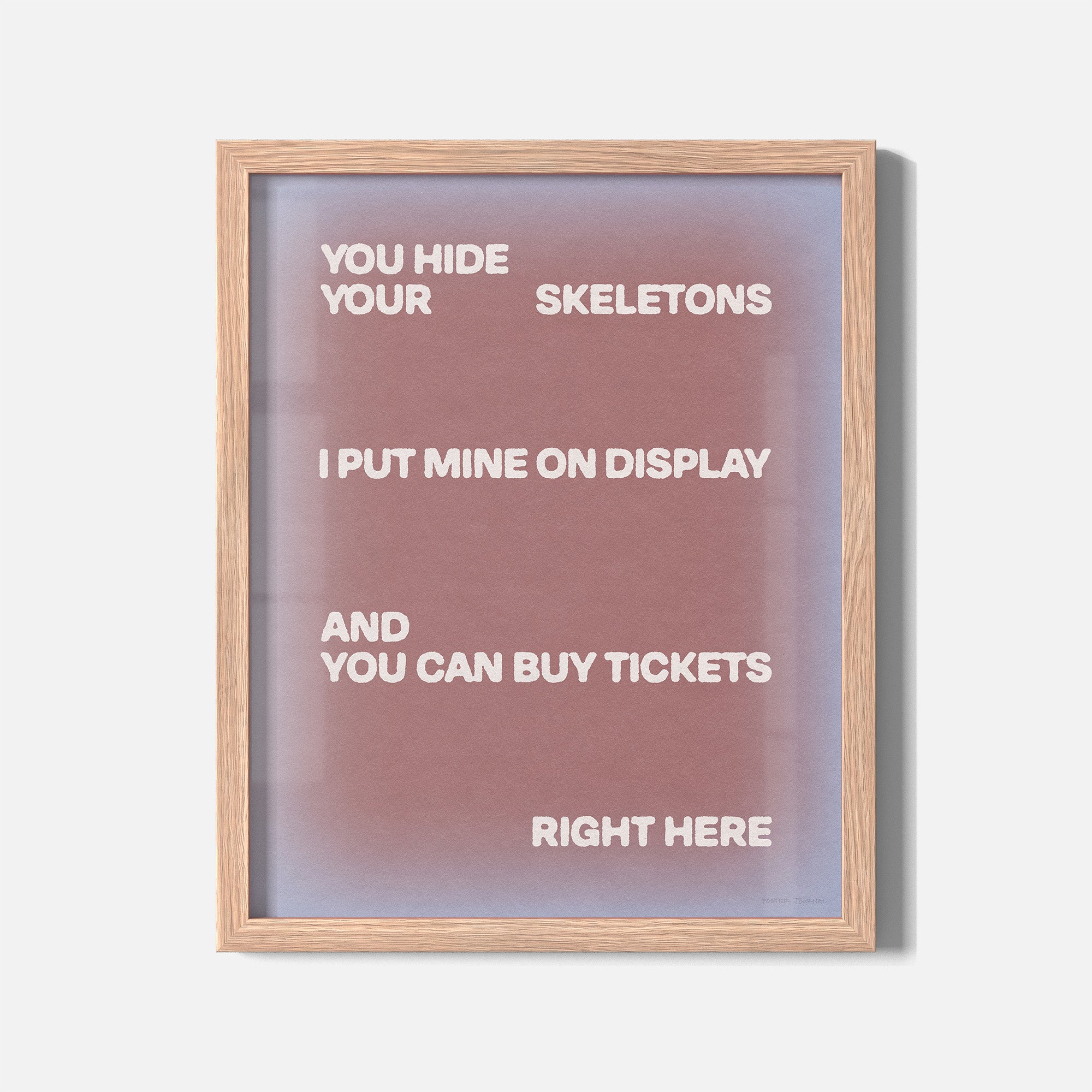SKELETONS PRINT