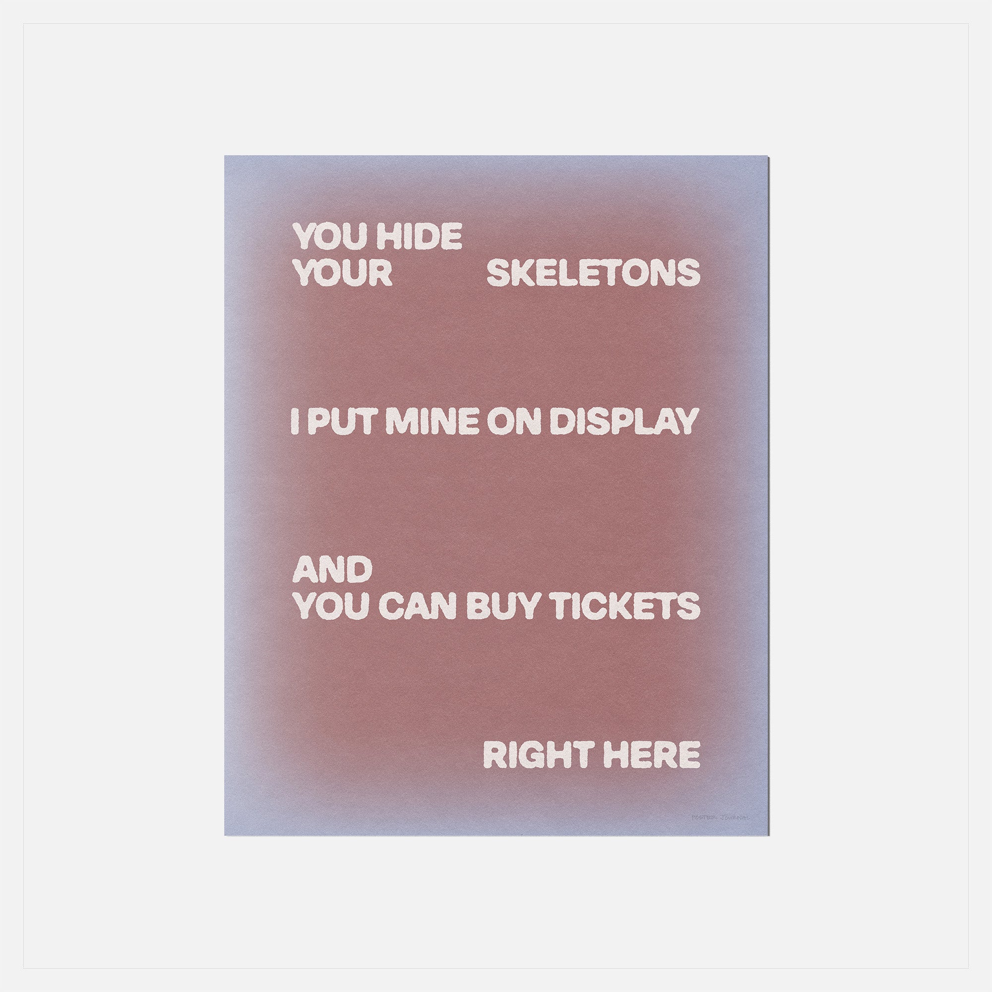 SKELETONS PRINT