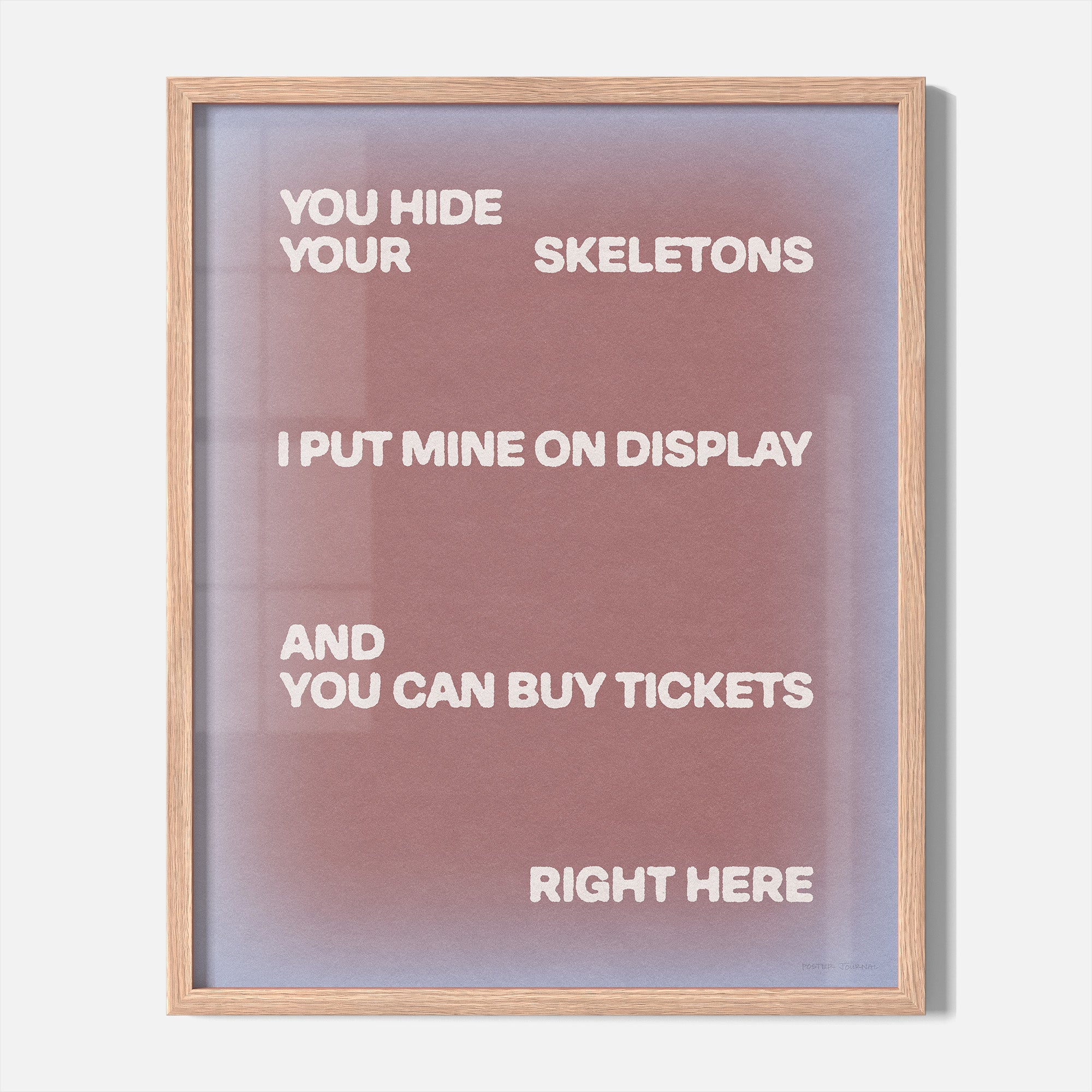 SKELETONS PRINT