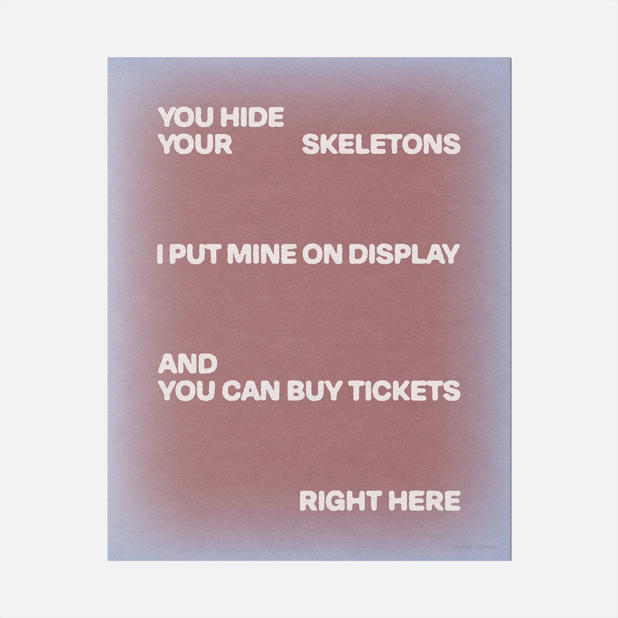 SKELETONS PRINT