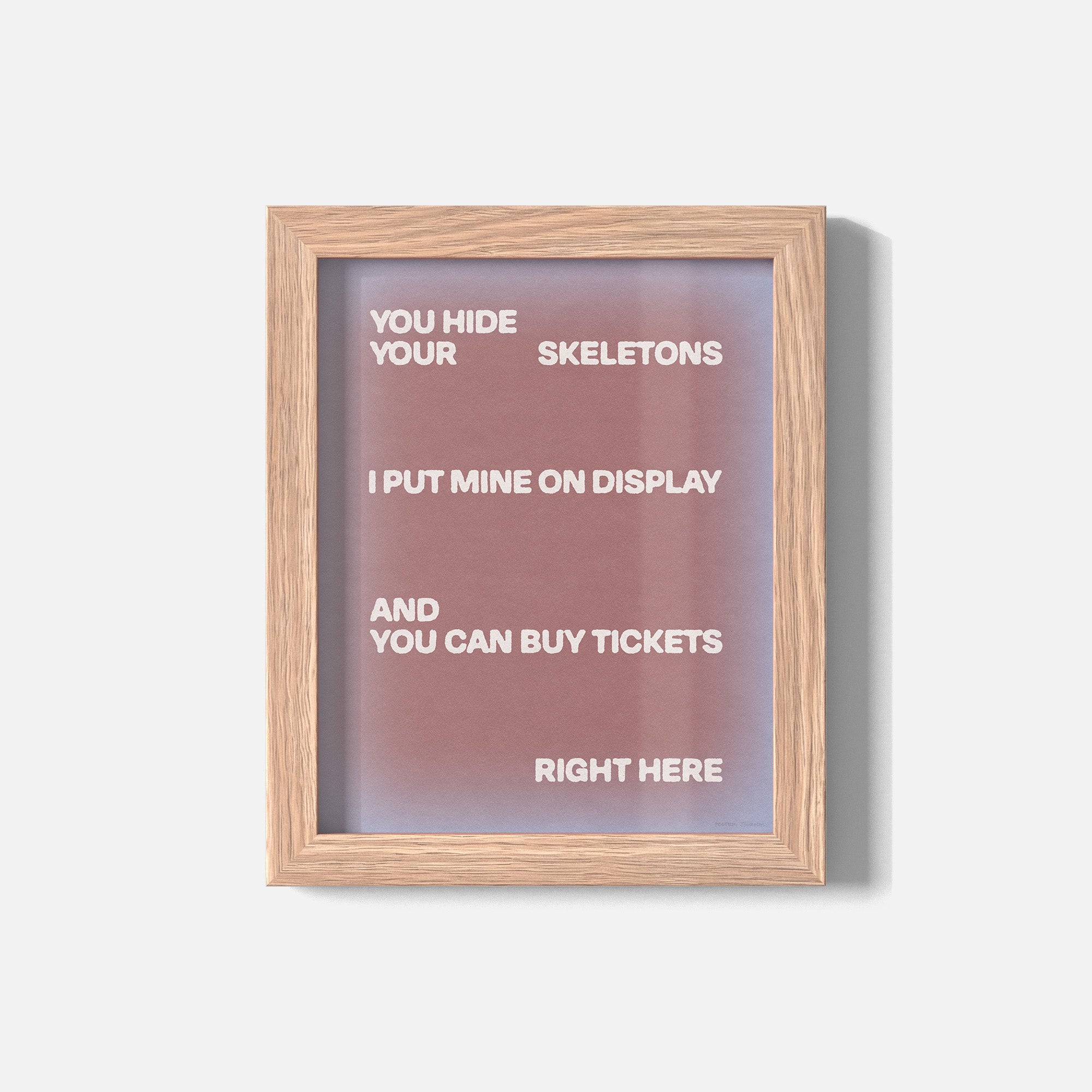 SKELETONS PRINT