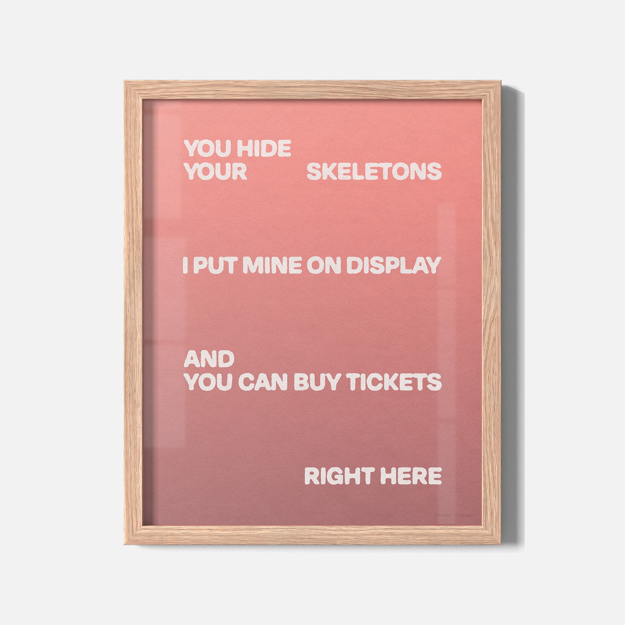 SKELETONS PRINT