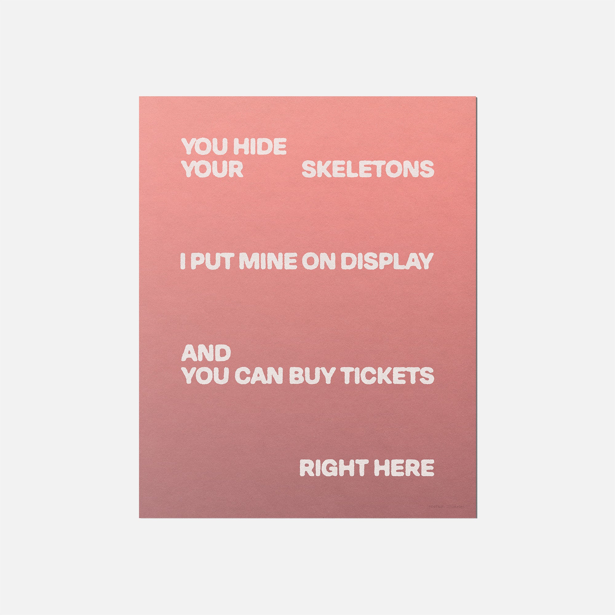 SKELETONS PRINT