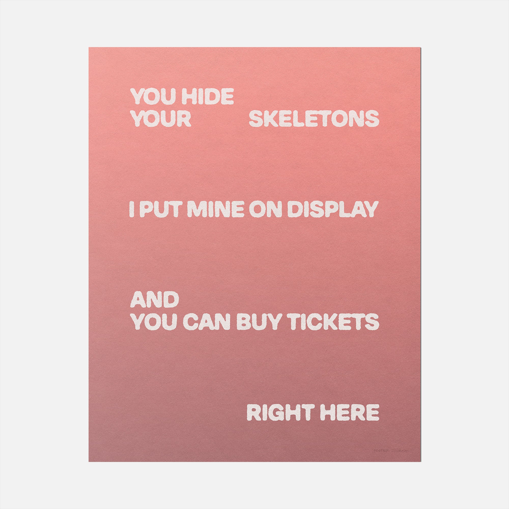 SKELETONS PRINT