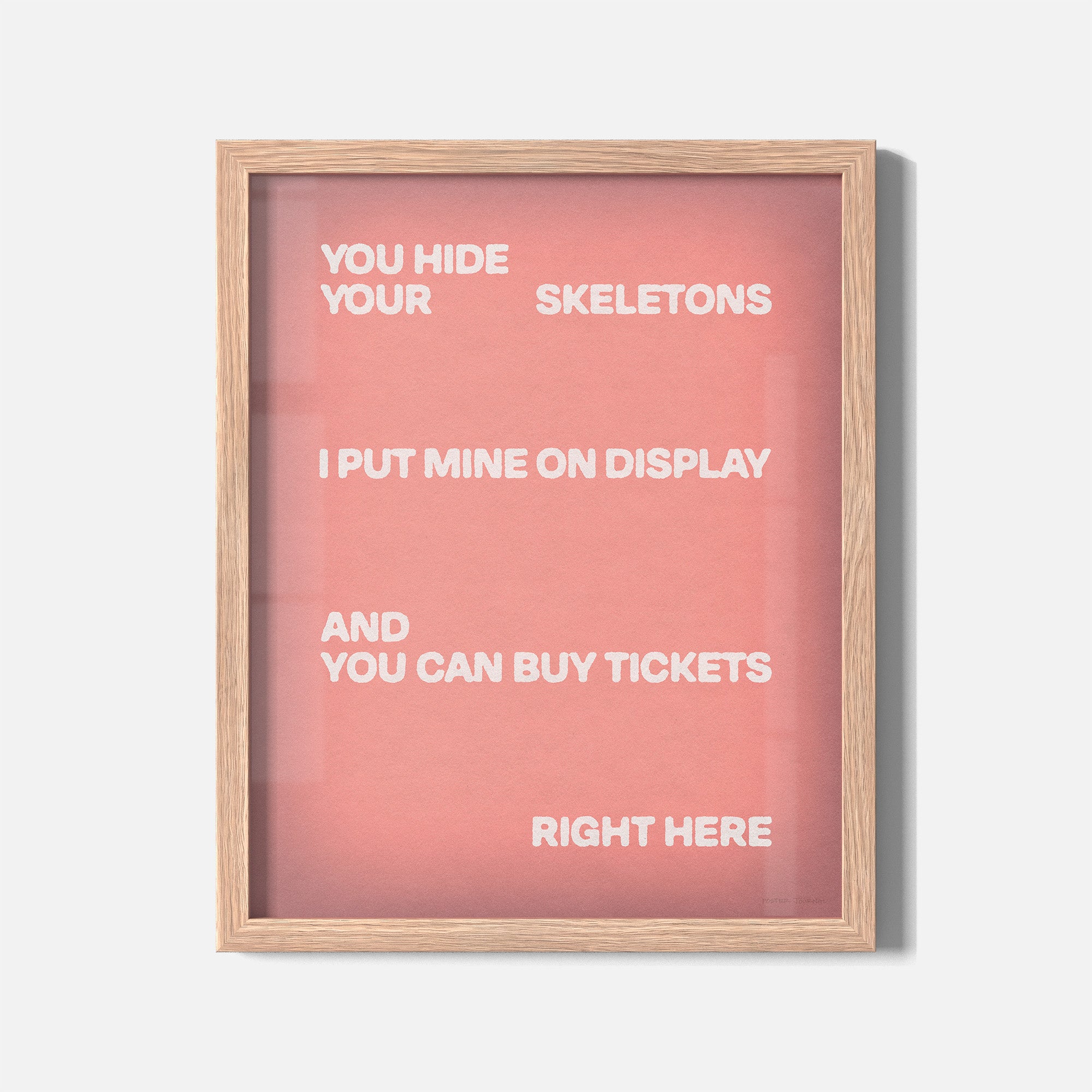 SKELETONS PRINT