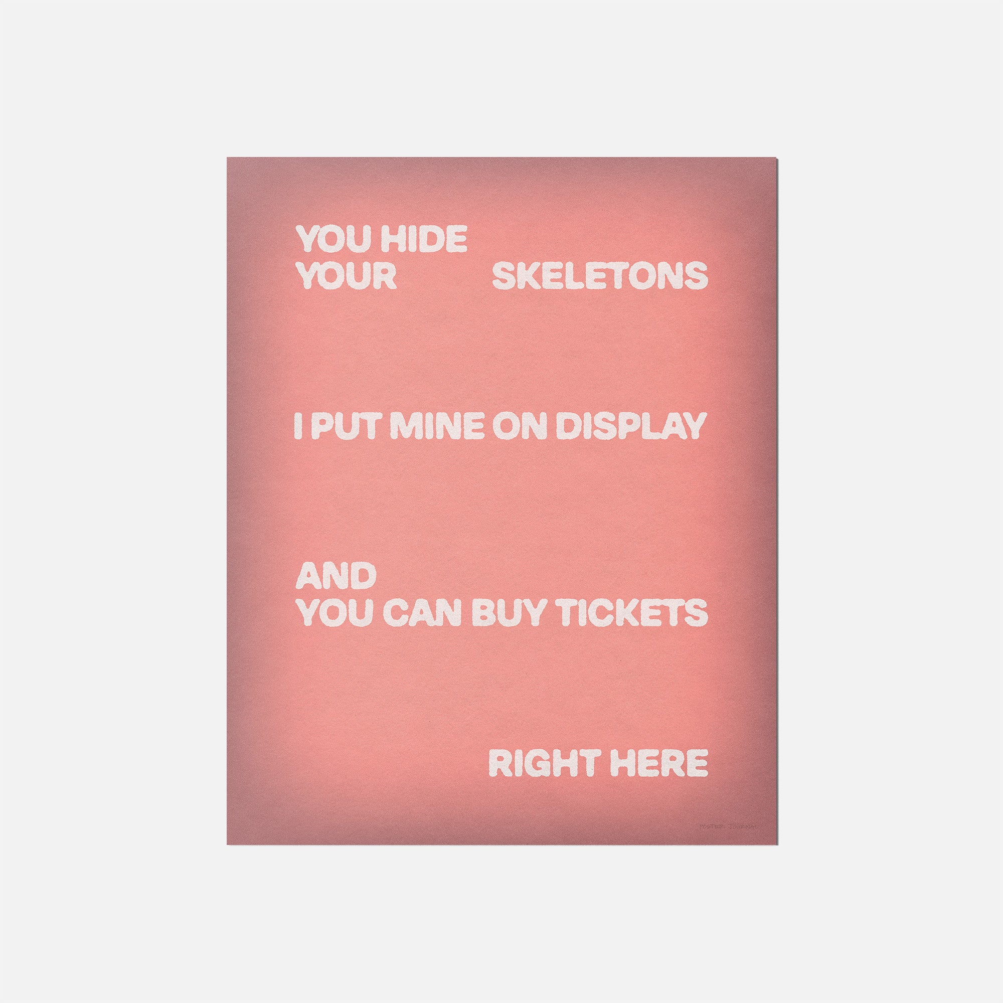 SKELETONS PRINT