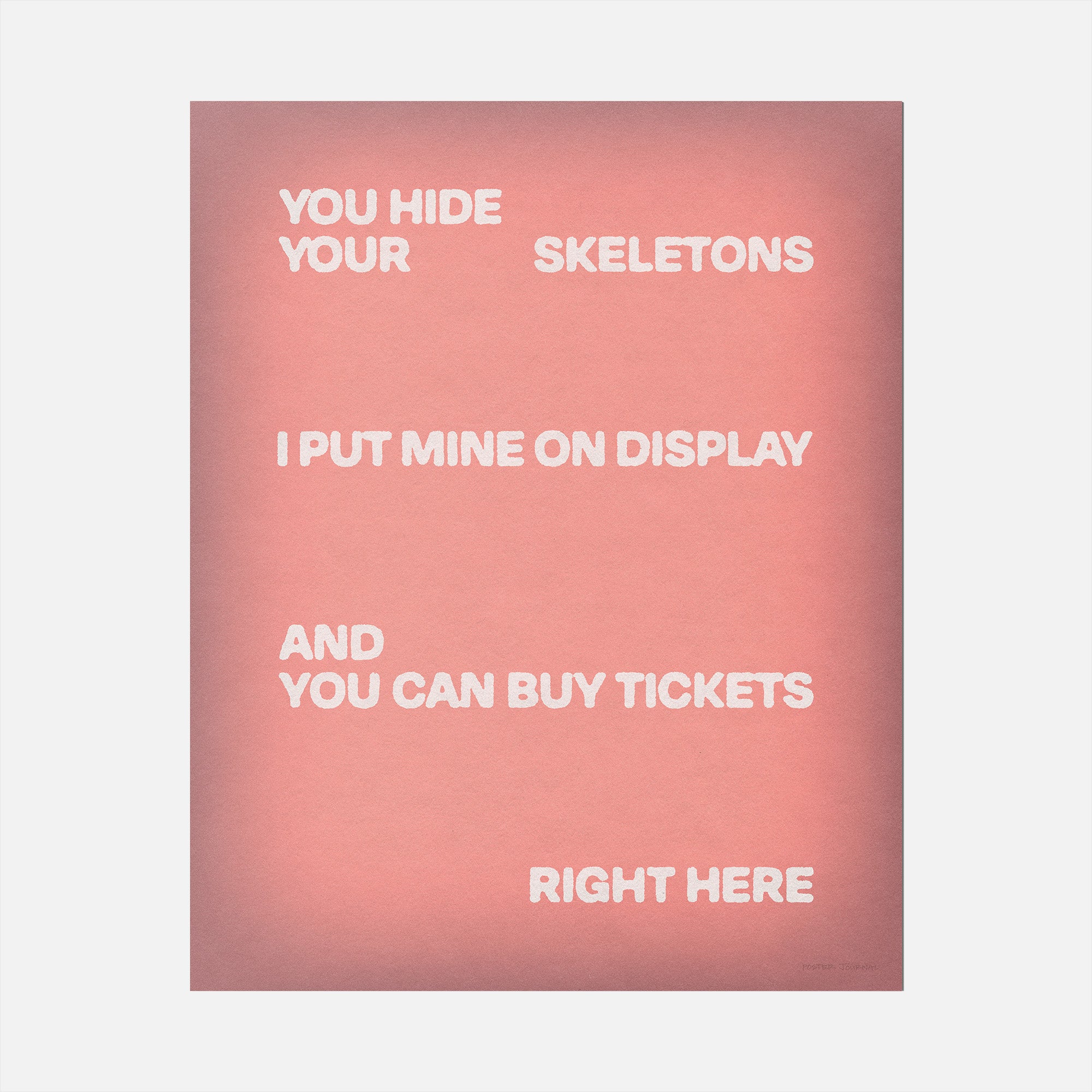 SKELETONS PRINT