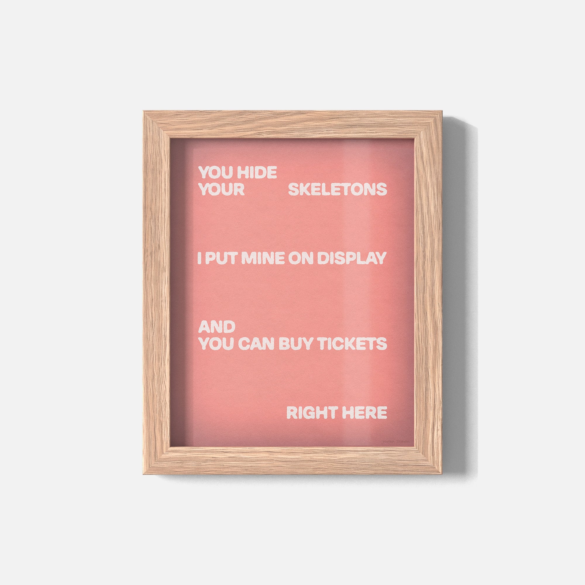 SKELETONS PRINT