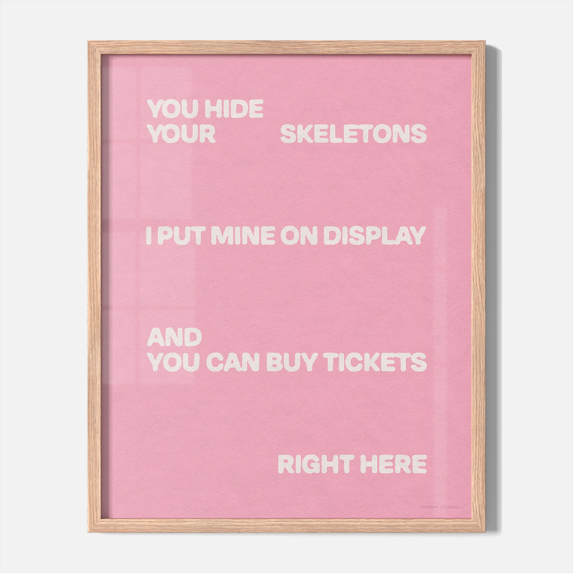 SKELETONS PRINT