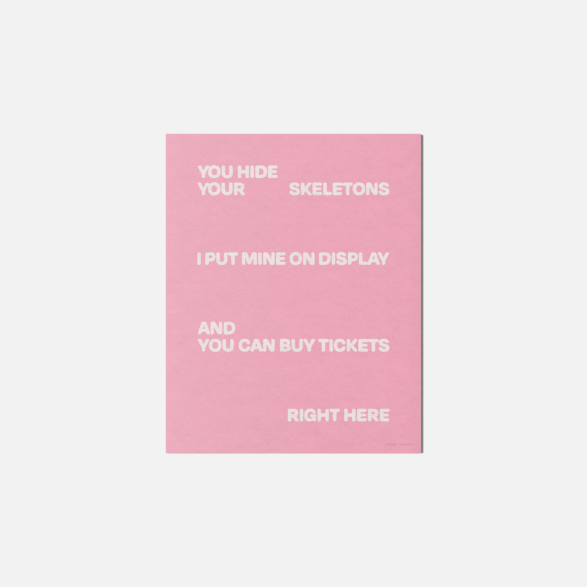 SKELETONS PRINT