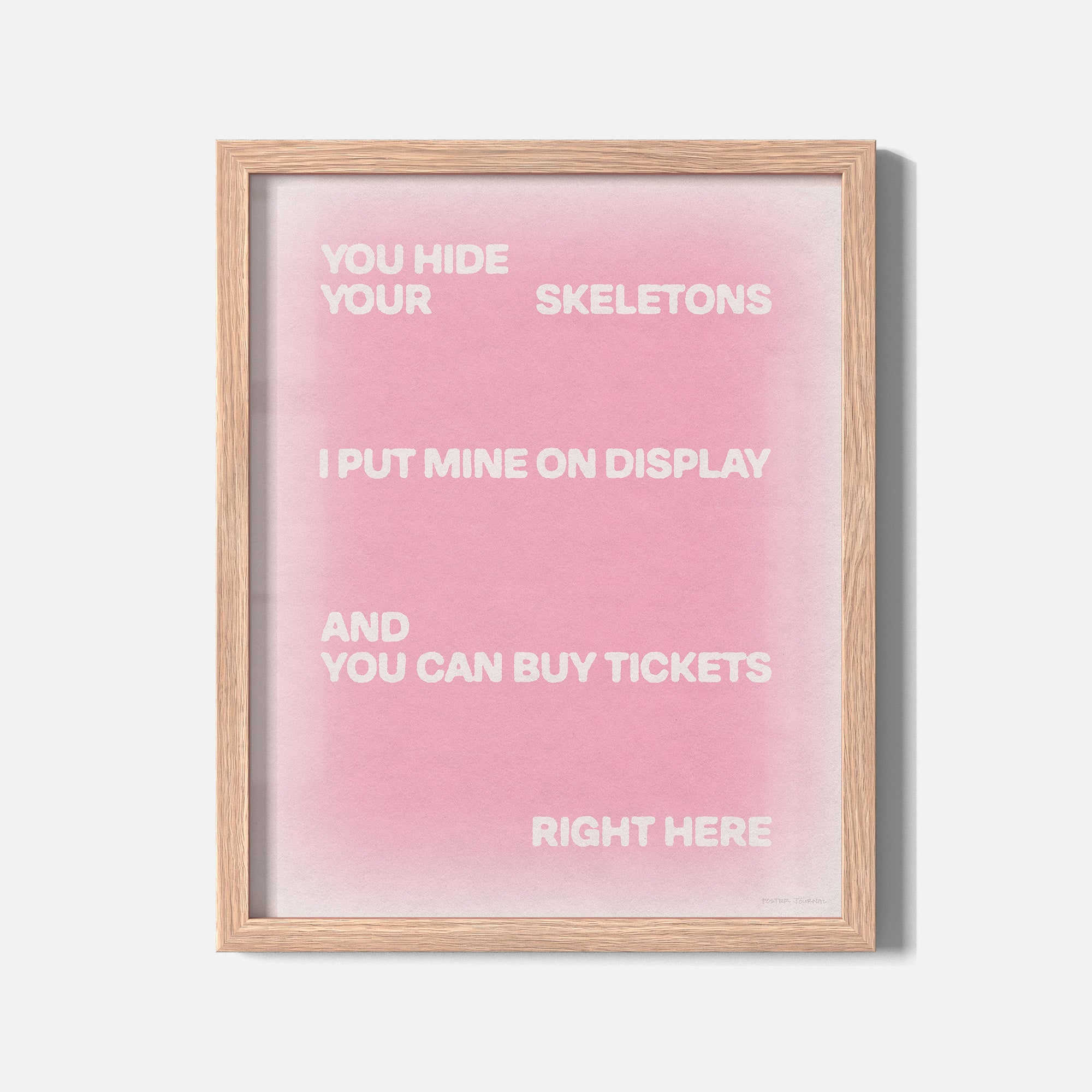 SKELETONS PRINT