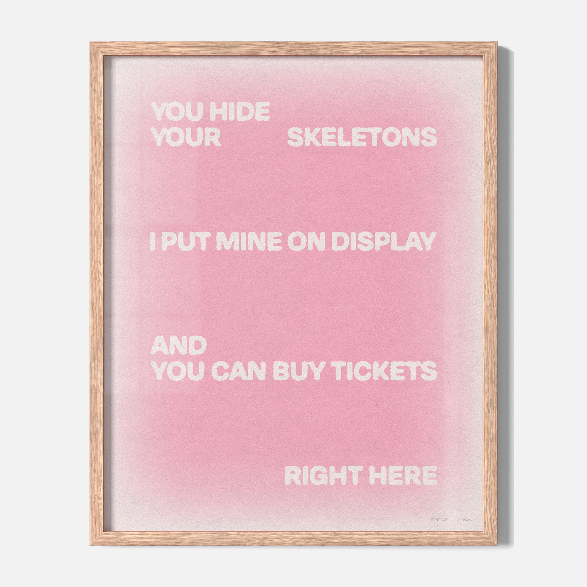 SKELETONS PRINT