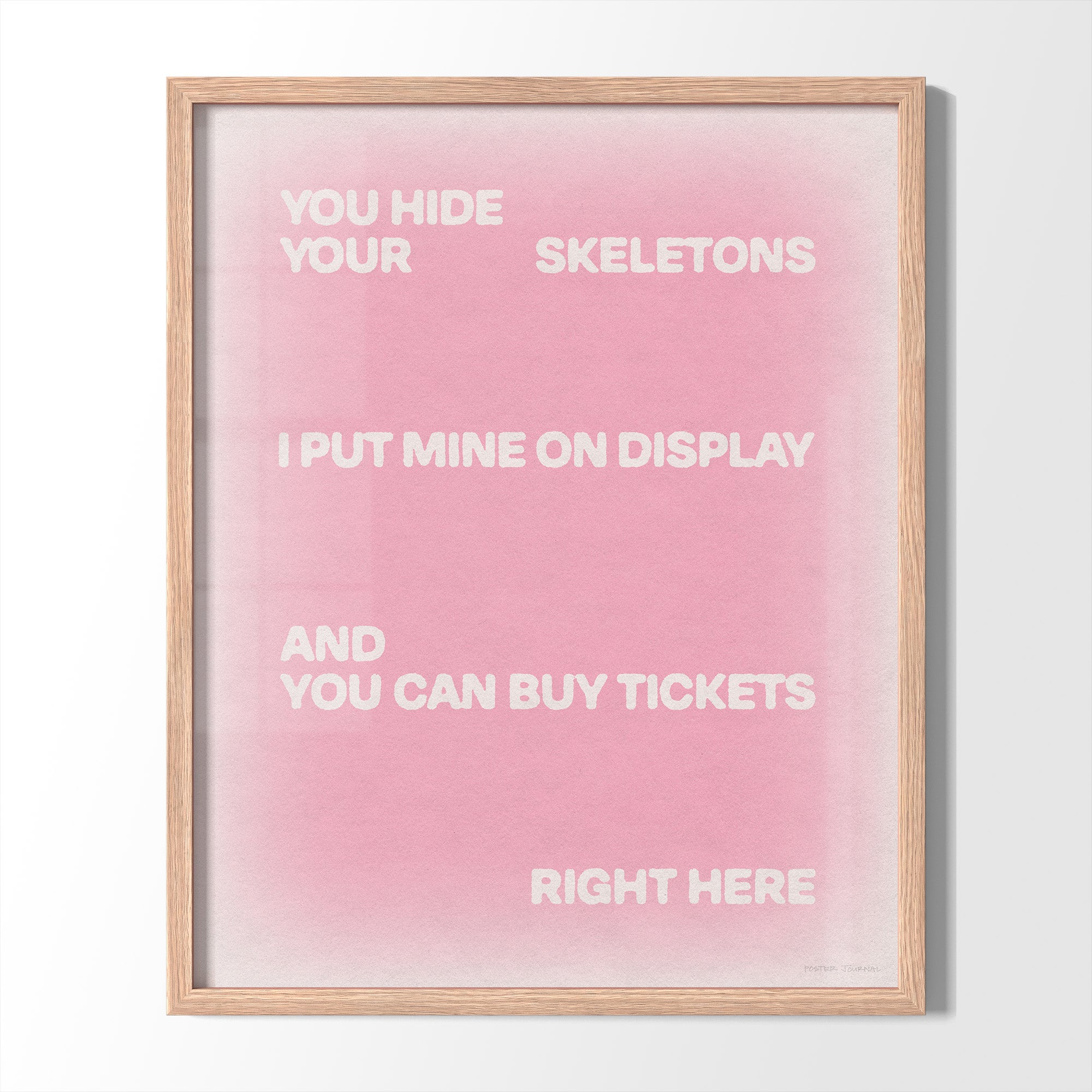 SKELETONS PRINT