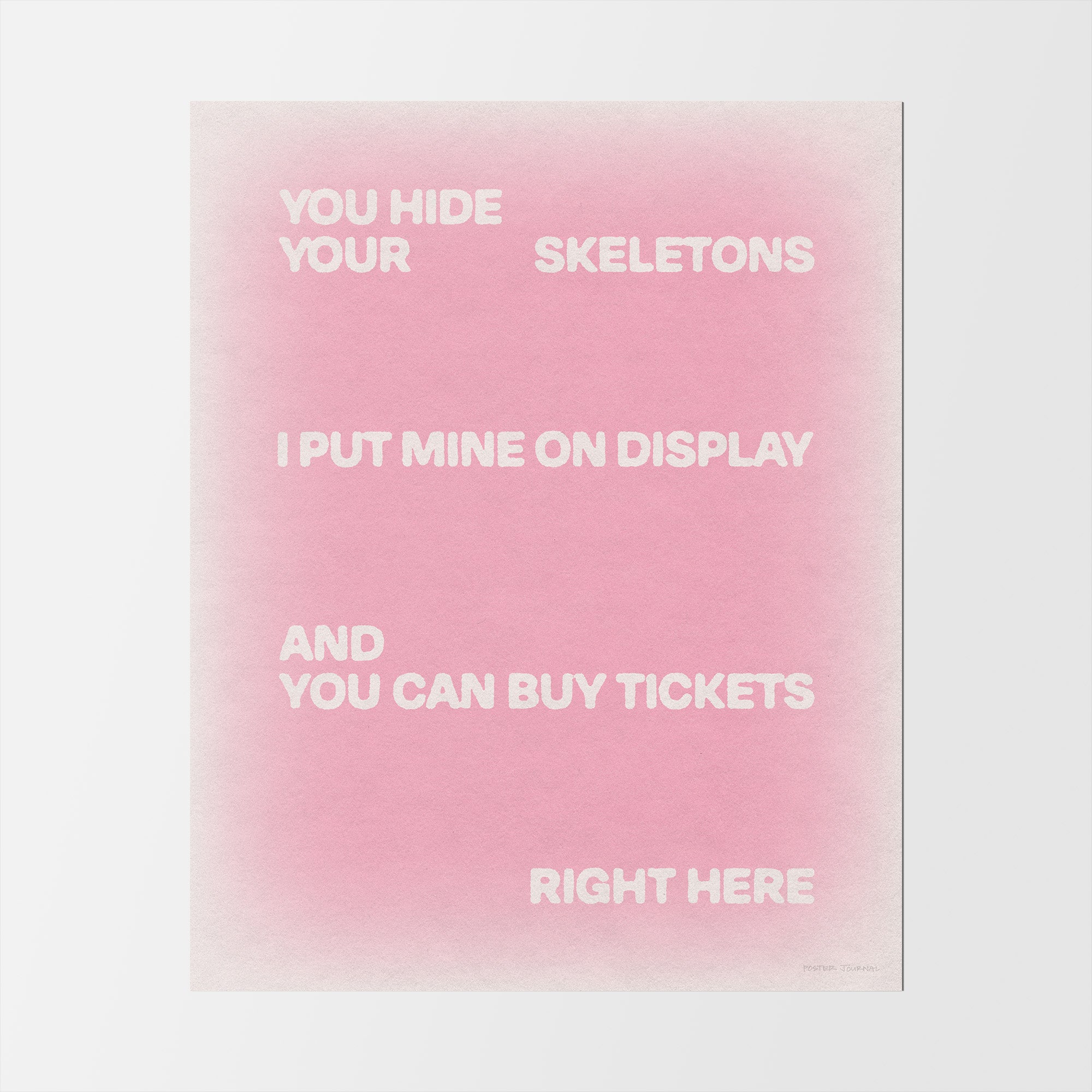 SKELETONS PRINT