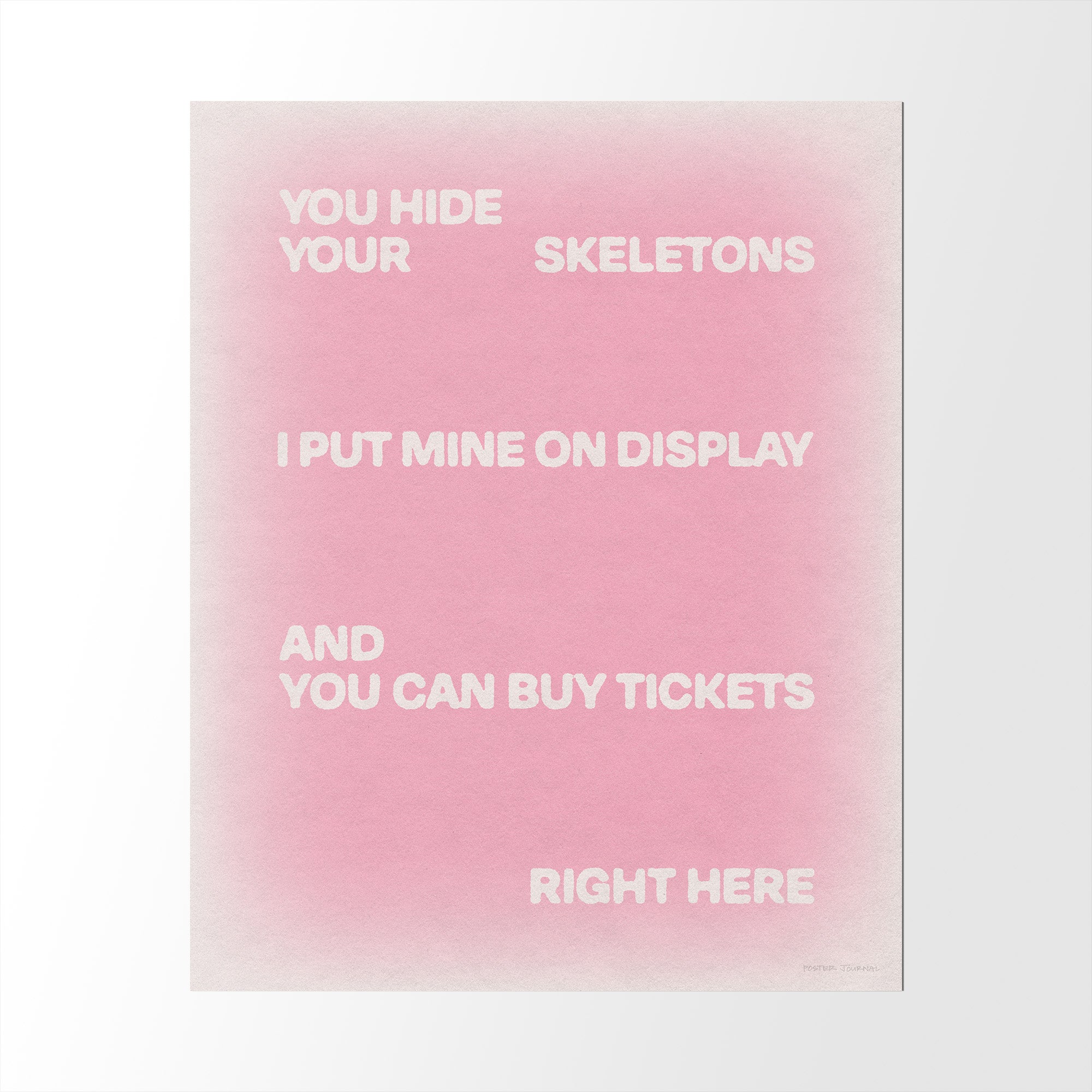 SKELETONS PRINT