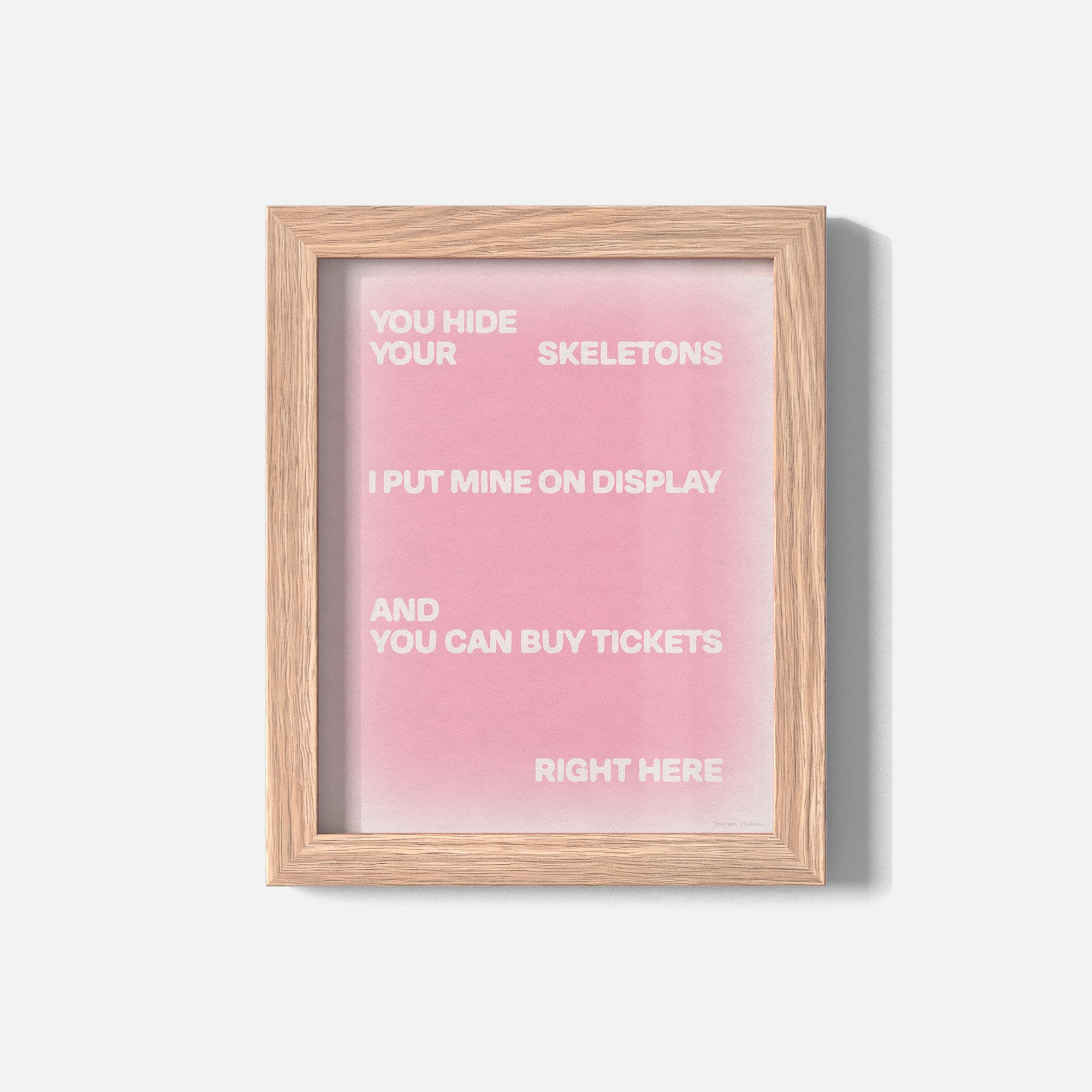 SKELETONS PRINT