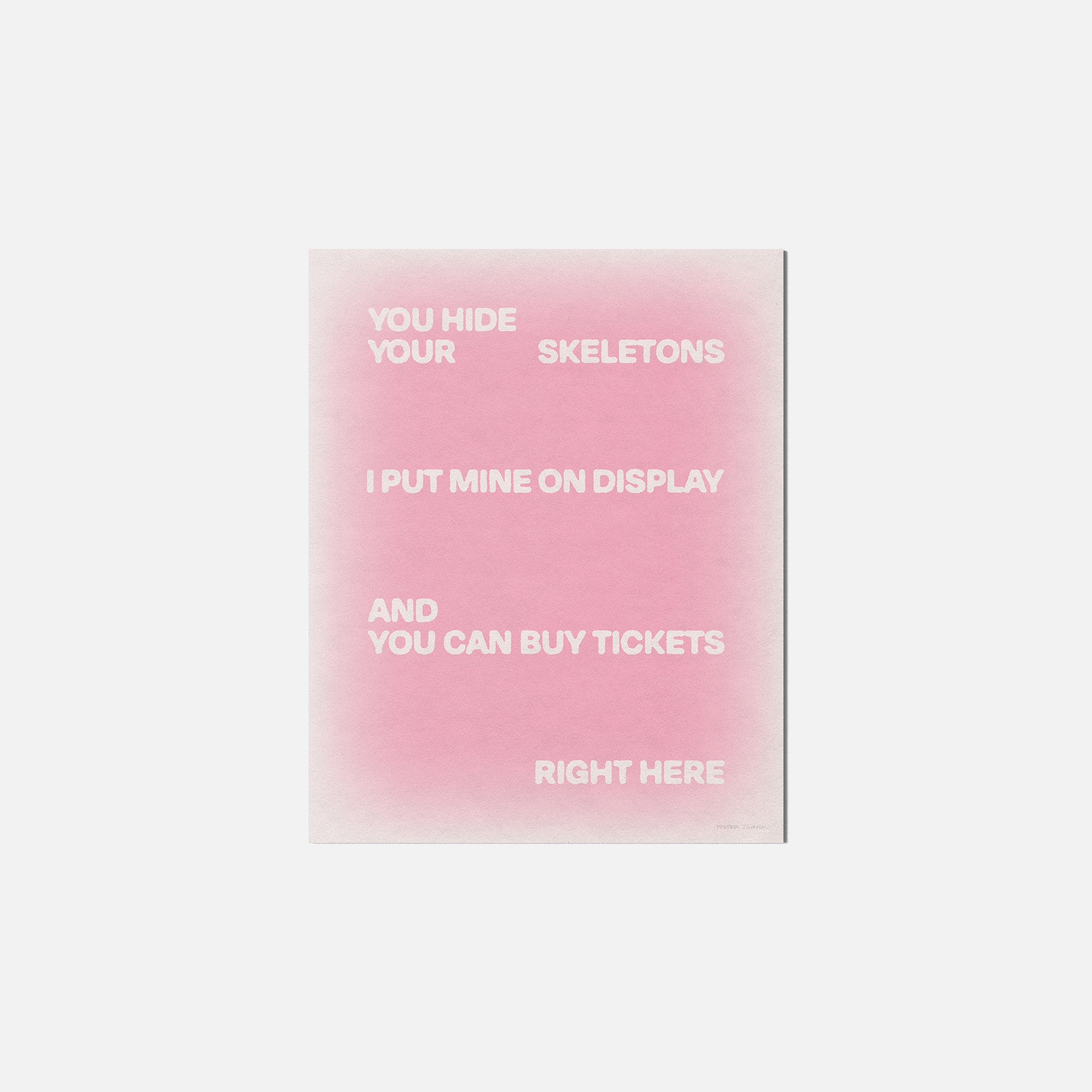 SKELETONS PRINT