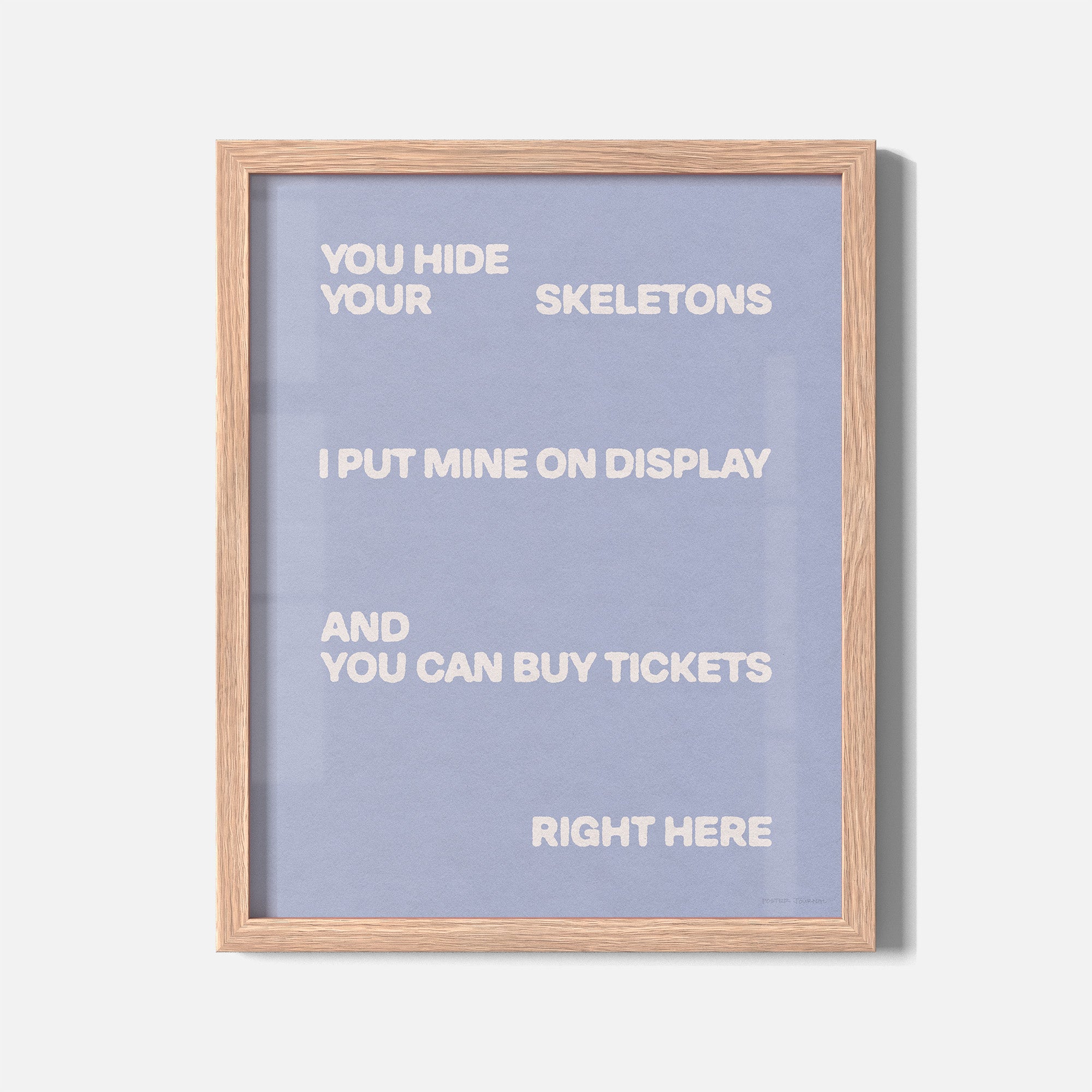 SKELETONS PRINT