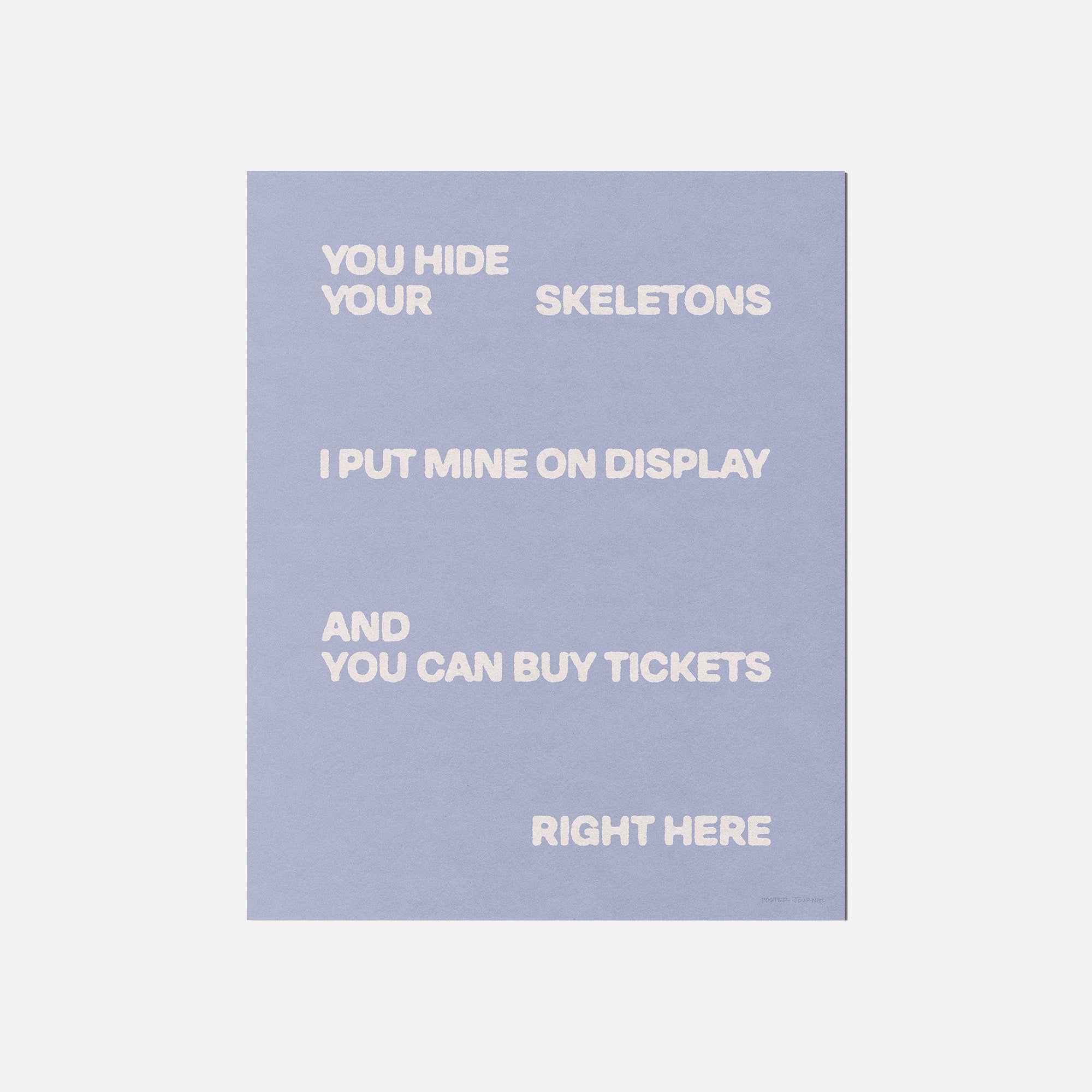 SKELETONS PRINT