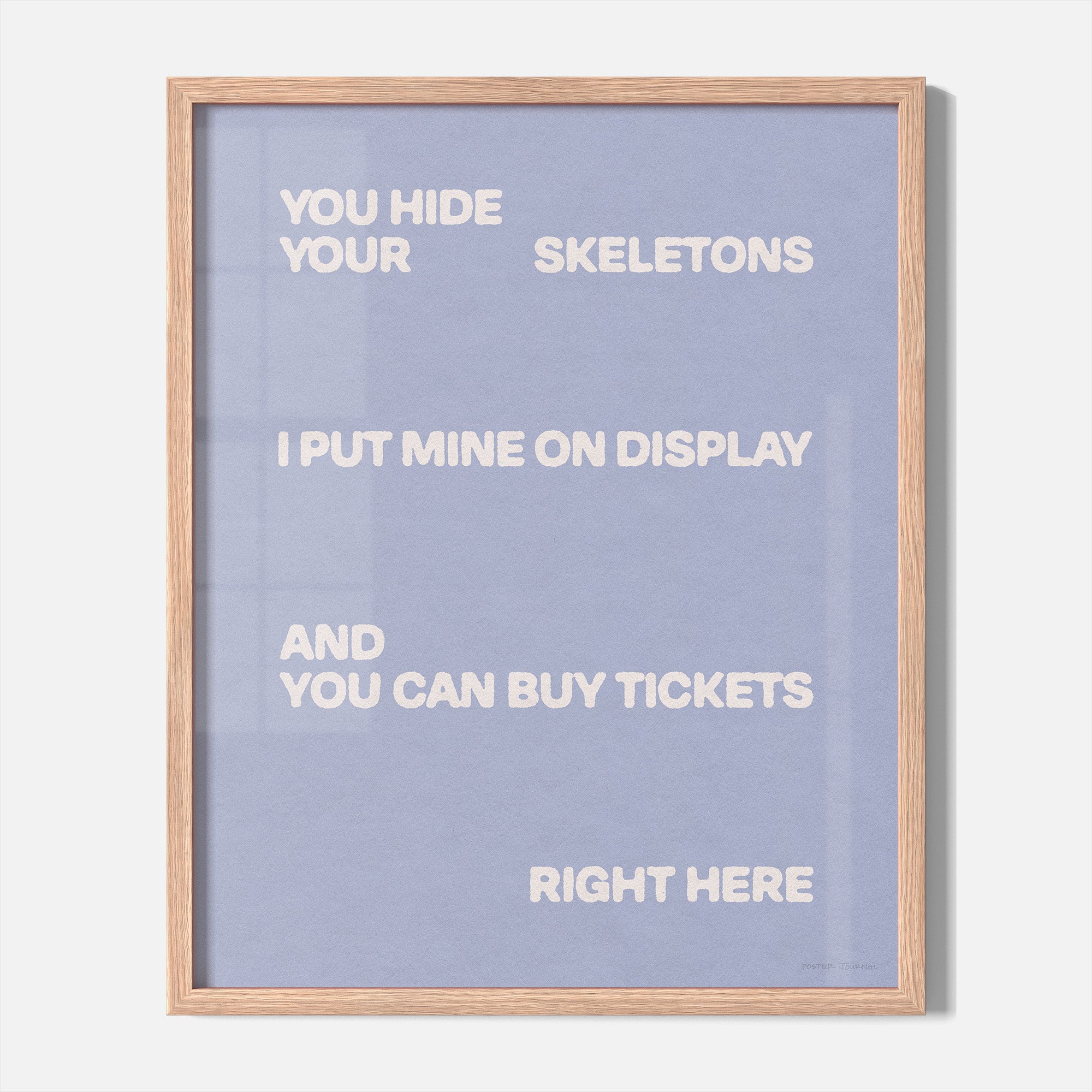 SKELETONS PRINT